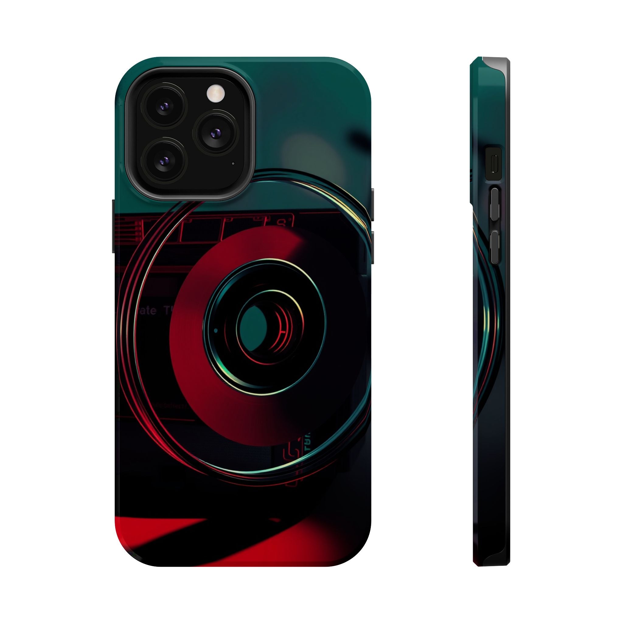 iPhone Vibrant Cassette Tape Rewind Design Slim Everyday Designer Case · iPhone