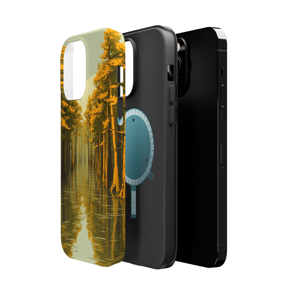 iPhone Cypress Swamp Enchanted Art Bold Modern Everyday Snap Case · iPhone Case