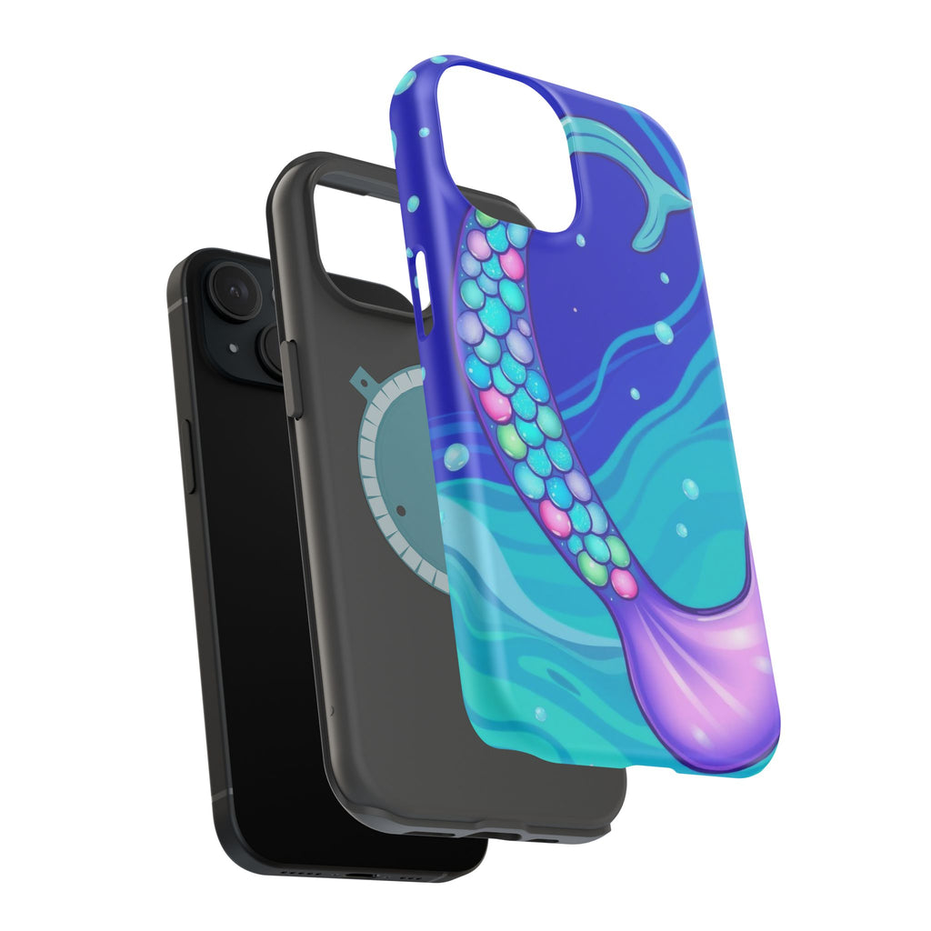 iPhone Mermaid Tail Swirl Kids Fun iPhone Phone Case Gift Artistic · iPhone Case