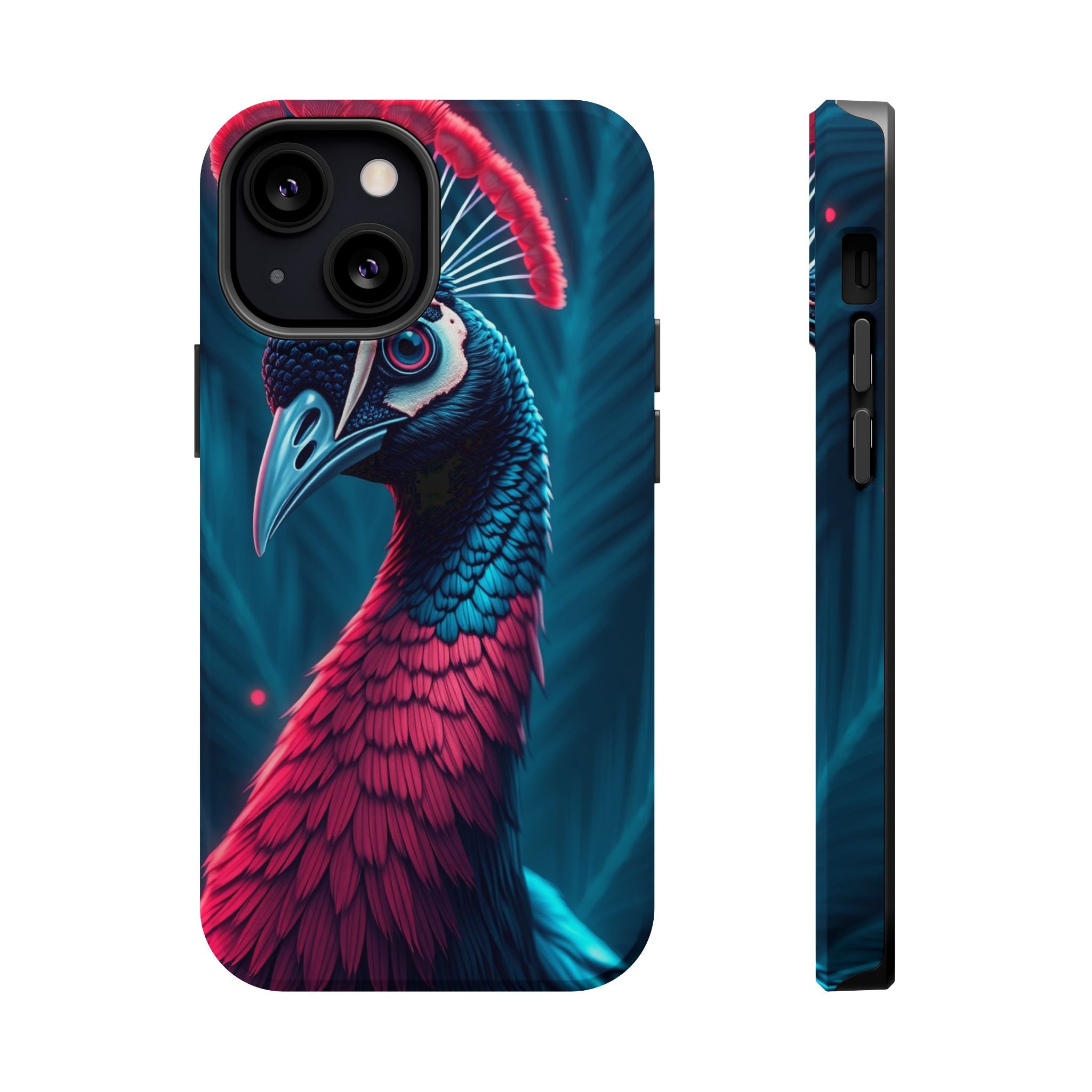 iPhone Nouveau Peacock Electric Art Slim Everyday Designer Case · iPhone Case
