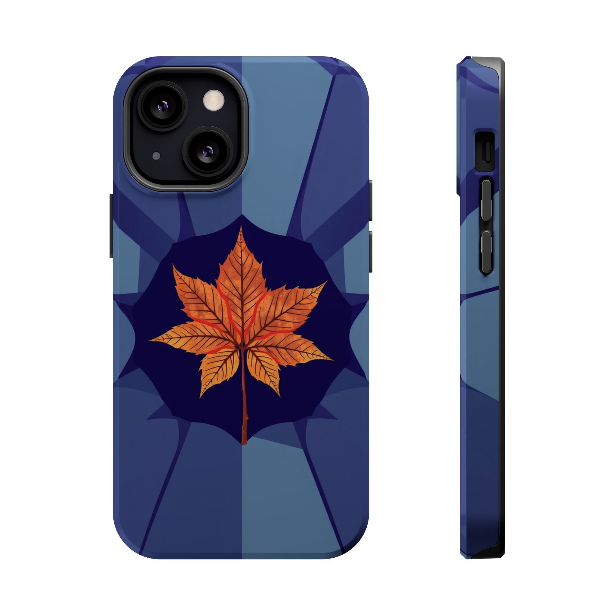 iPhone Autumn Maple Abstract Geometric Slim Everyday Designer Case · iPhone Case