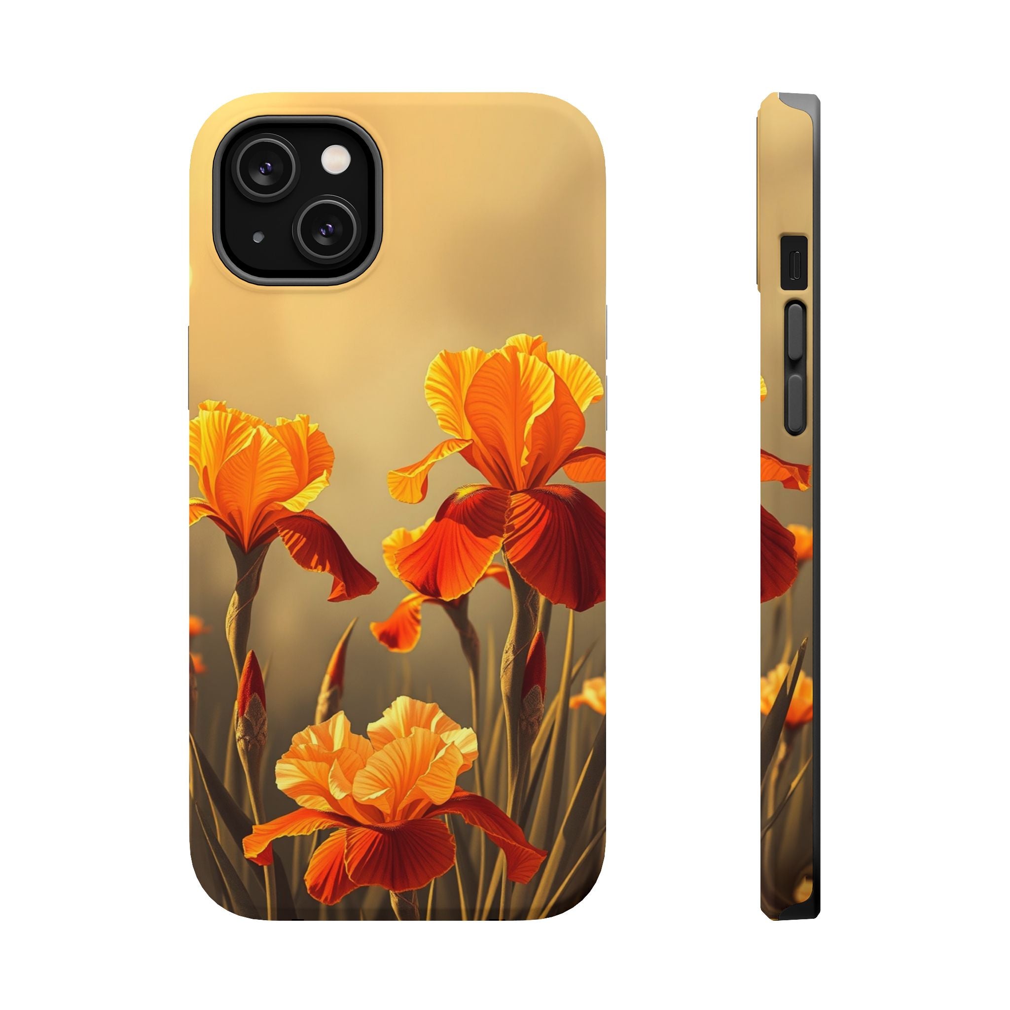 iPhone Iris Garden Gold Foil Luxury Slim Everyday Designer Case · iPhone Case