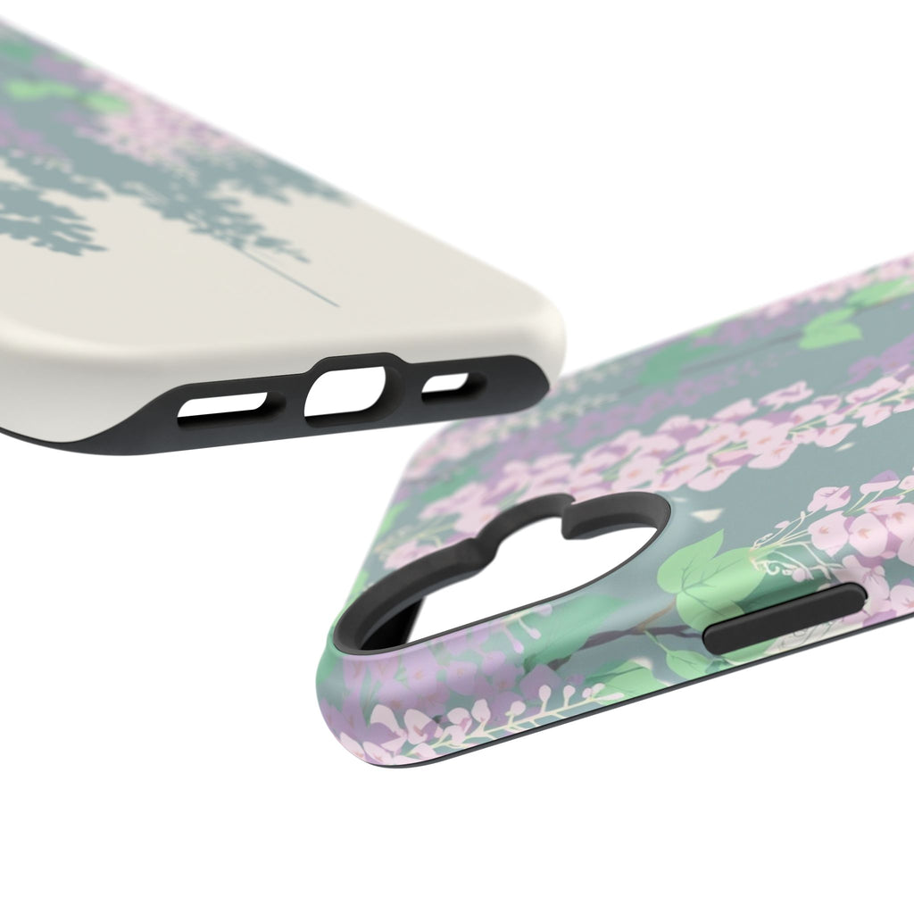 iPhone Dreamy Wisteria Cascade Design Slim Everyday Designer Case · iPhone Case