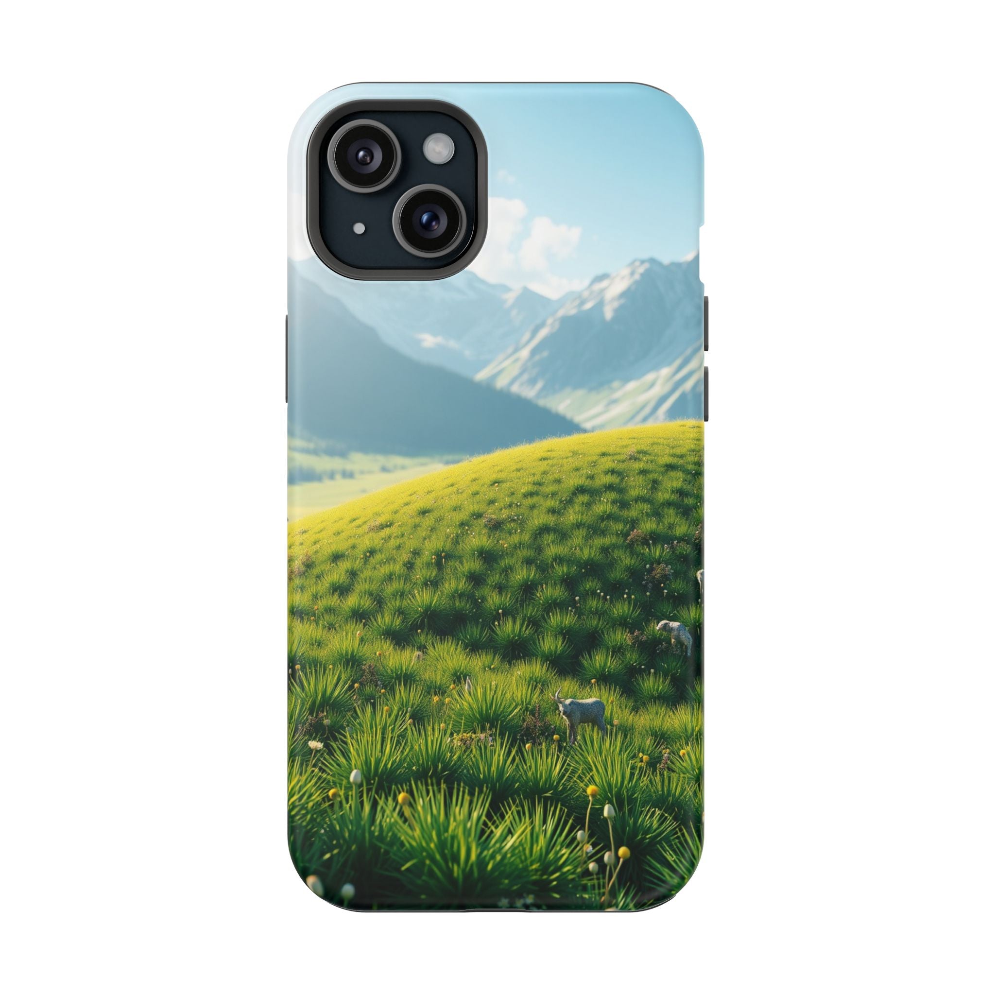 iPhone Vibrant Alpine Meadow Design Slim Everyday Designer Case · iPhone Case