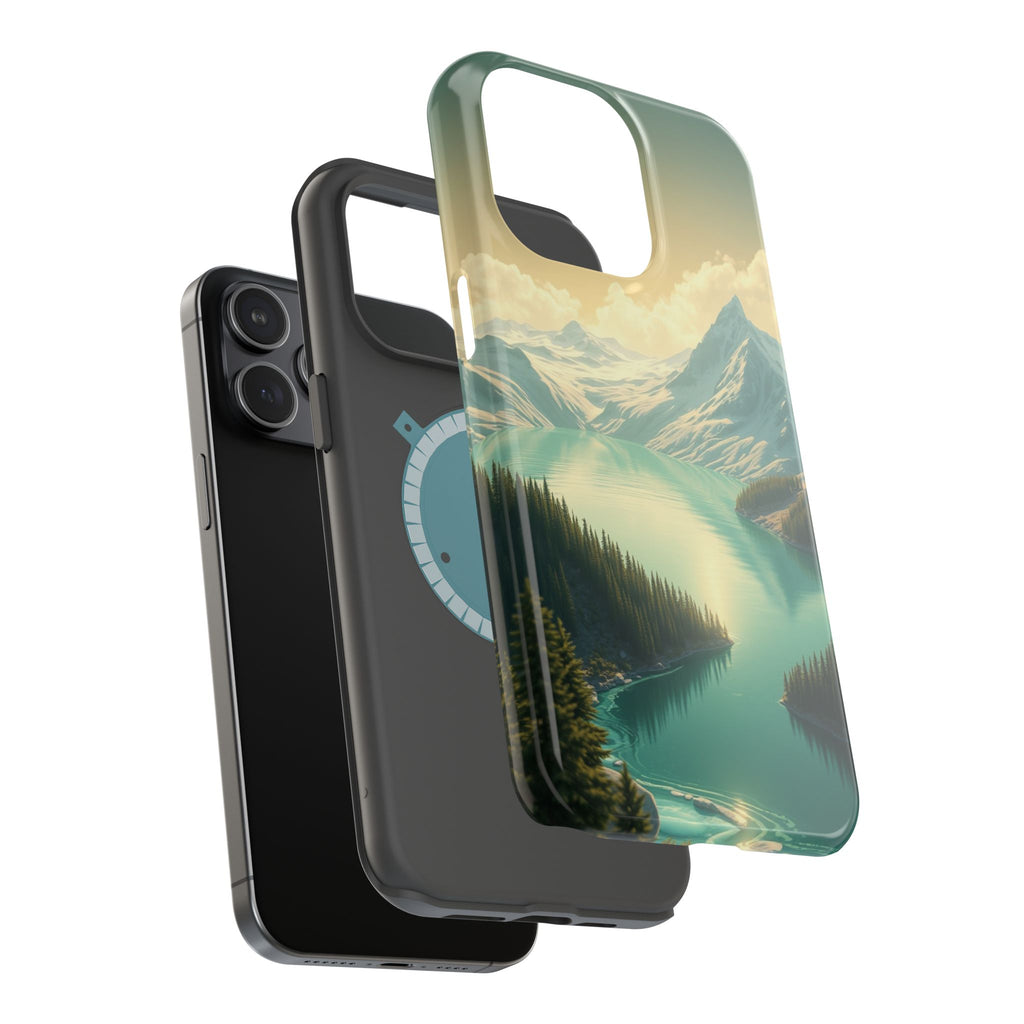 iPhone Glacier Lake Bold Art Slim Everyday Designer Case · iPhone Case
