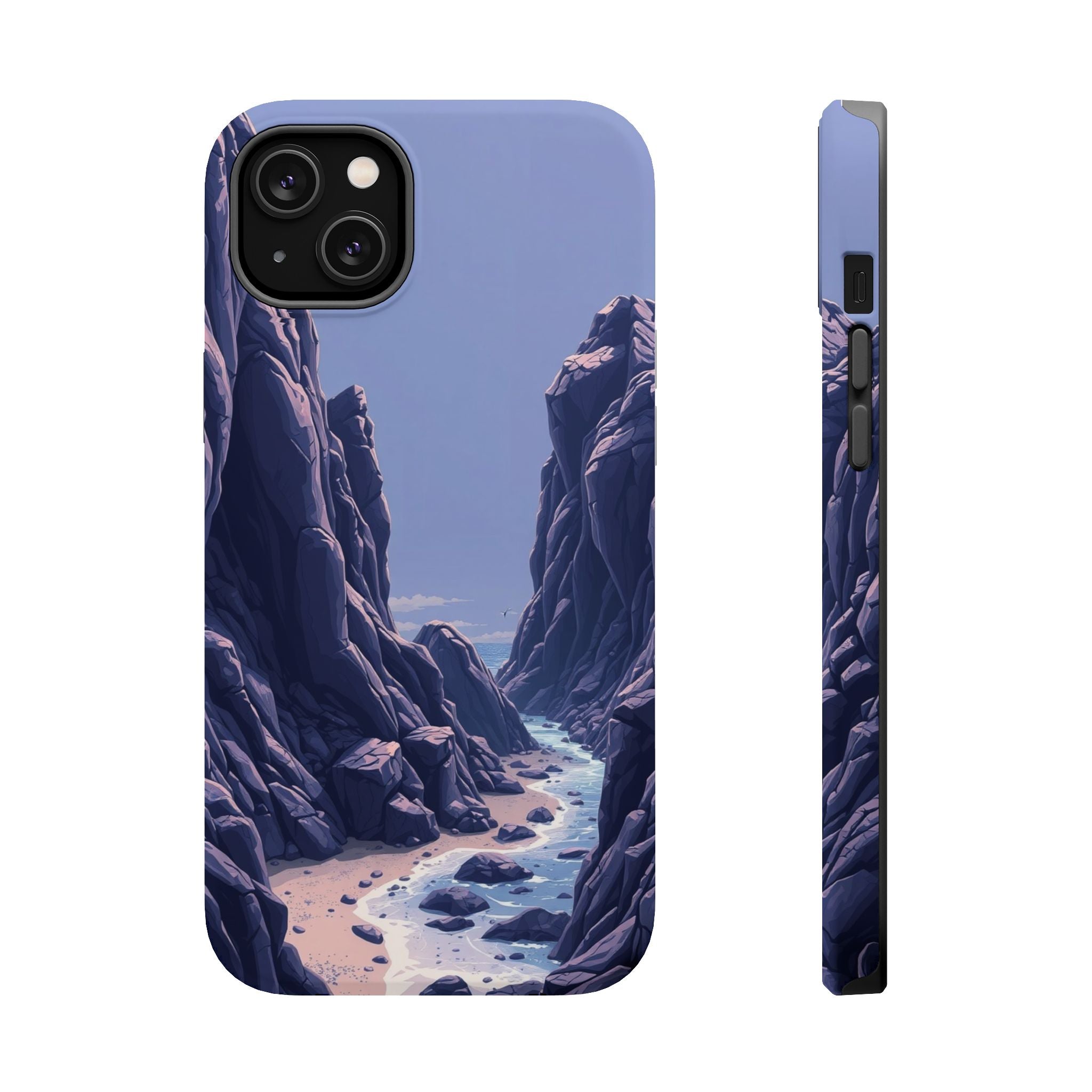 iPhone Rocky Coastline Mystic Art Bold Modern Everyday Snap Case · iPhone Case