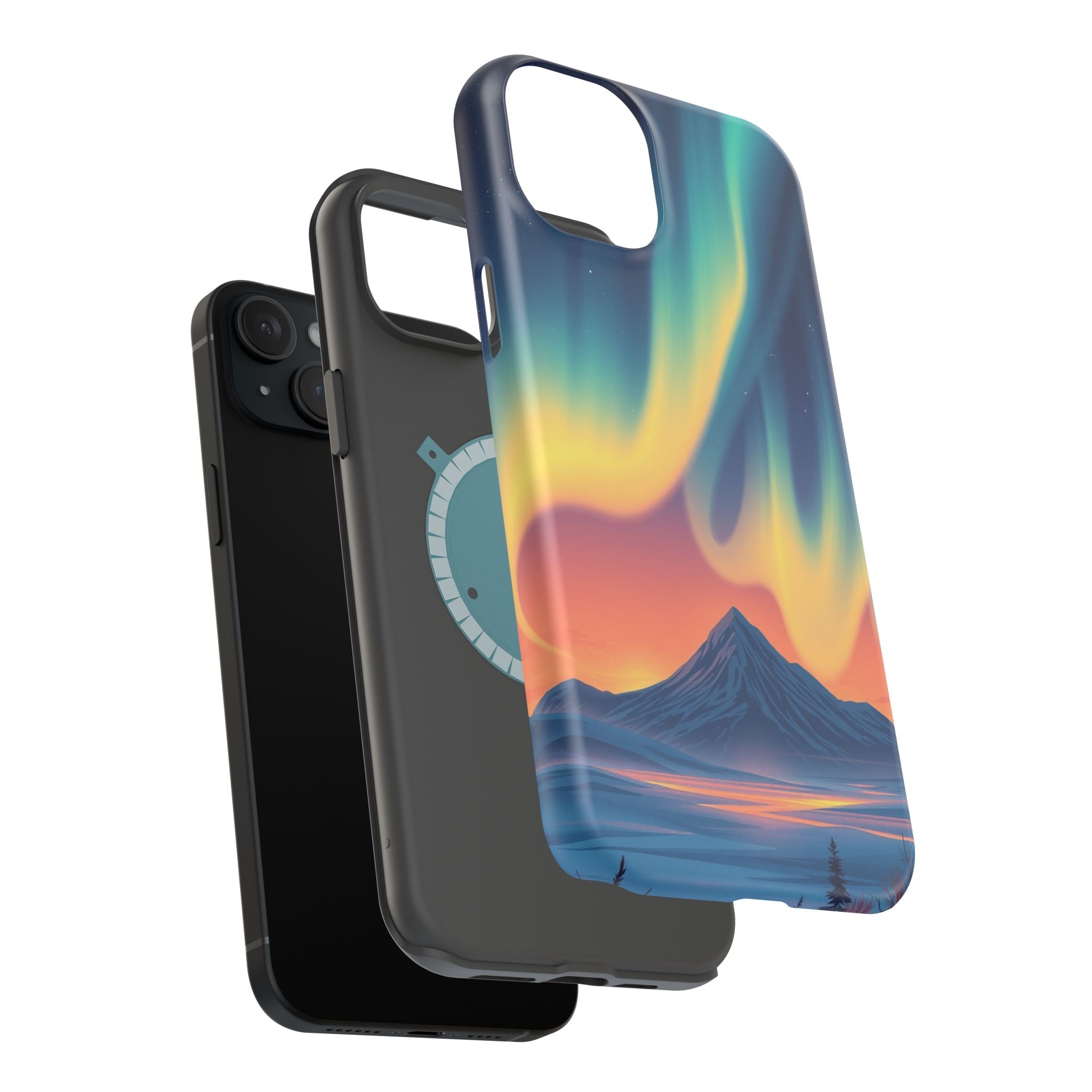 iPhone Northern Lights Dreamy Ethereal Slim Everyday Designer Case · iPhone Case