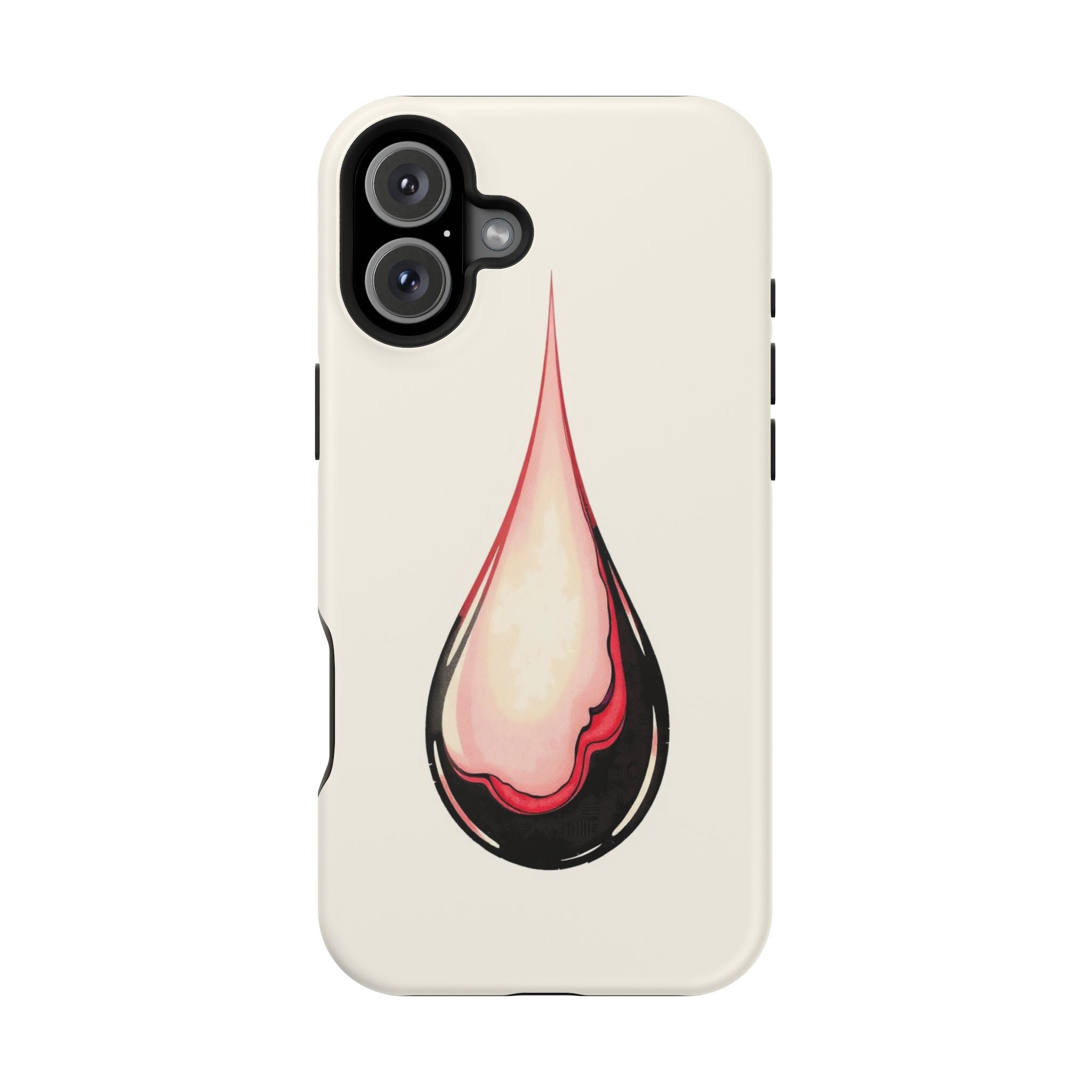 iPhone Ink Drop Dark Gothic Slim Everyday Designer Case · iPhone Case Quiet Mood