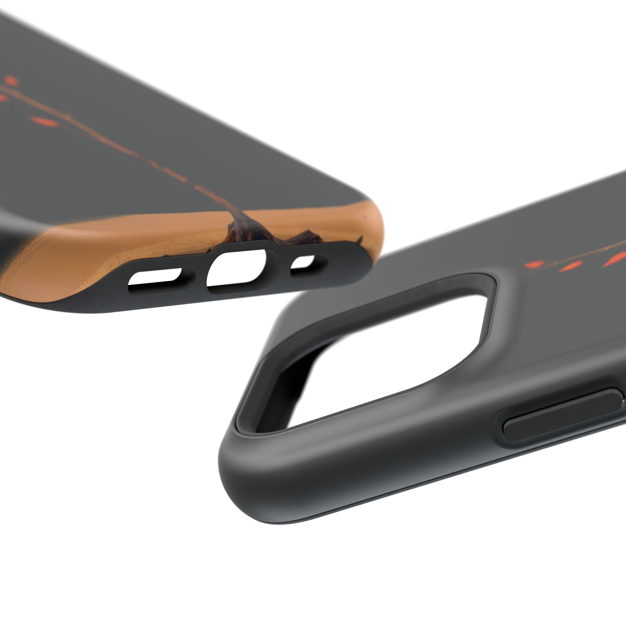 iPhone Burnt Orange And Sand Minimalist Stem Slim iPhone Everyday · iPhone Case