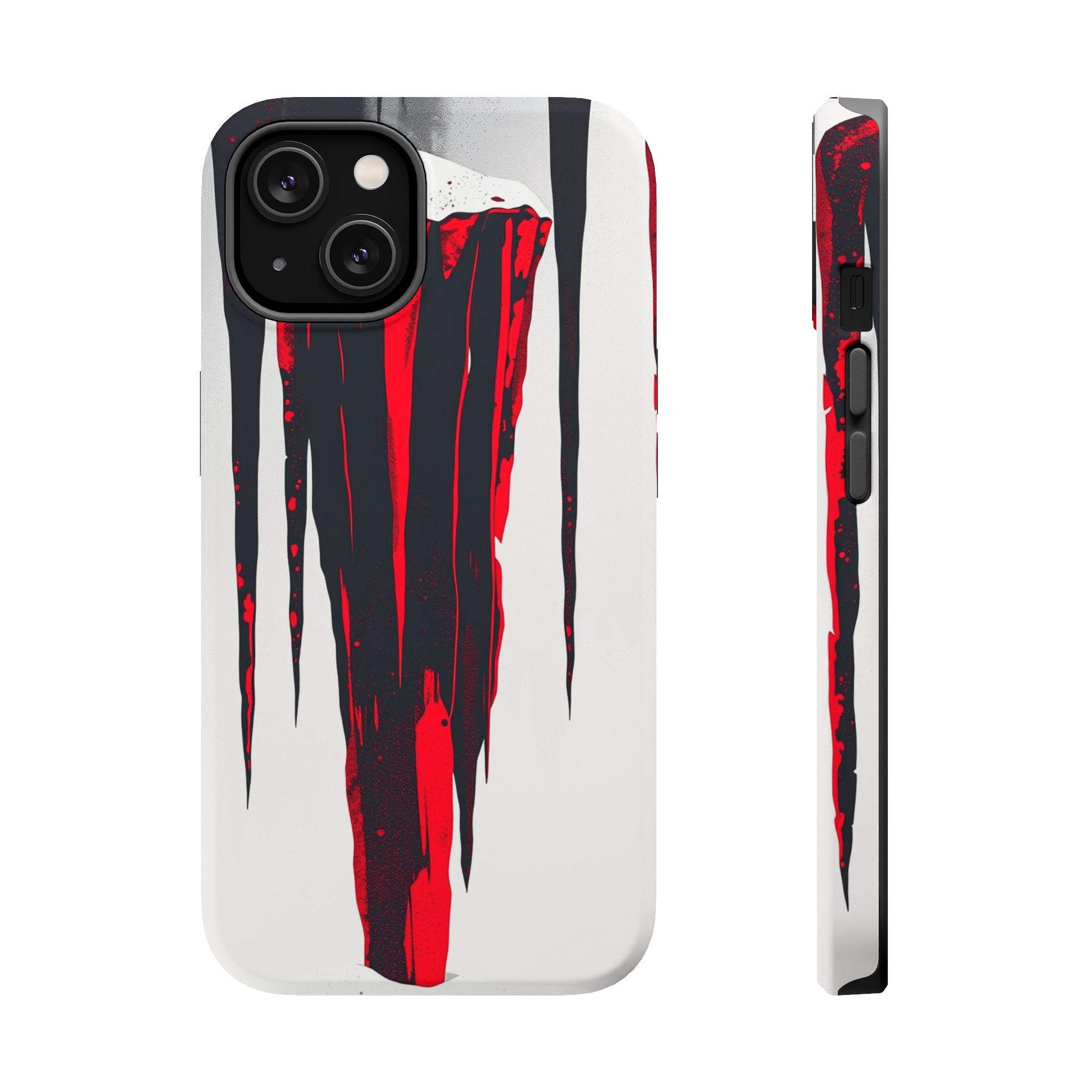 iPhone Black And Crimson Icicle Formation Slim iPhone 15 Everyday · iPhone Case