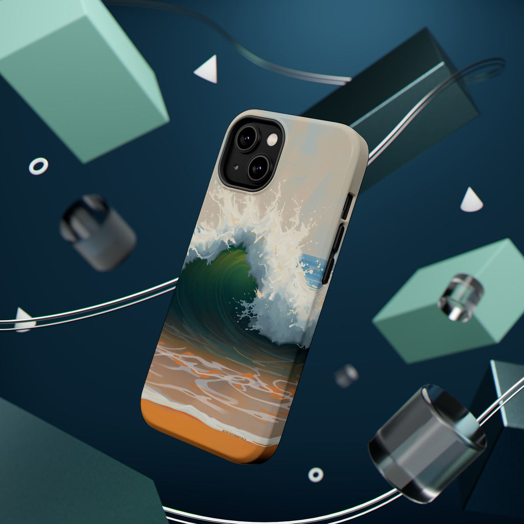 iPhone Radiant Ocean Wave Crash Design Slim Everyday Designer Case · iPhone Case