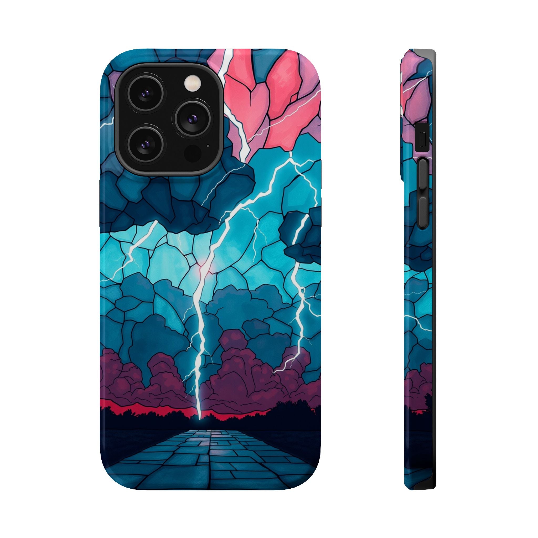 iPhone Earthy Thunderstorm Sky Design Slim Everyday Designer Case · iPhone Case