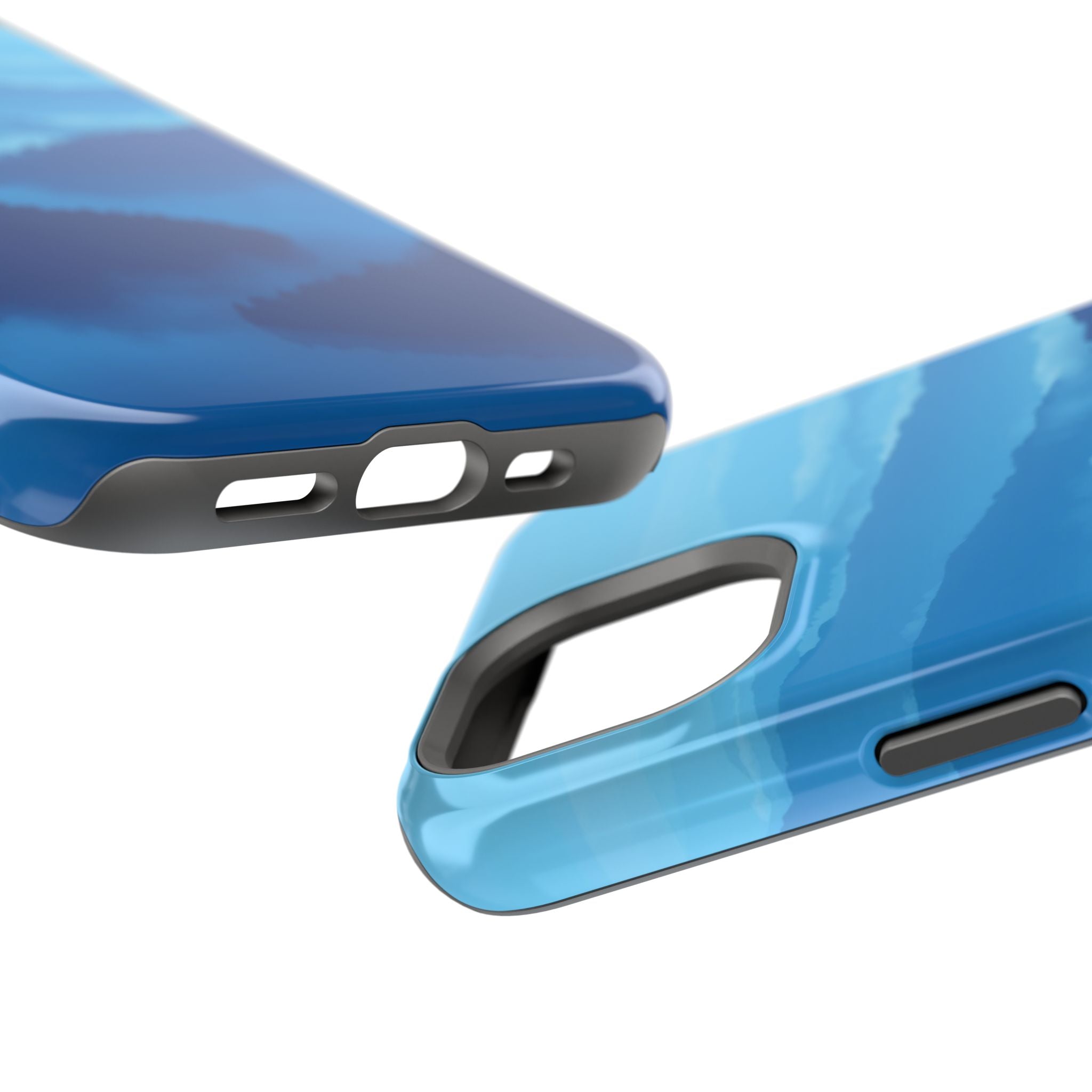 iPhone Fog Rolling Over Hills Pixel Art -Bit Slim iPhone Everyday · iPhone Case
