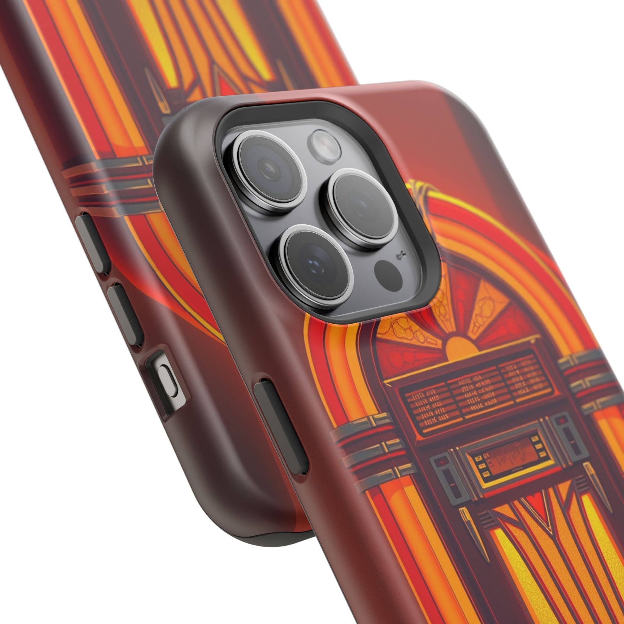 iPhone Jukebox Glow Pop Art Bold Bold Modern Everyday Snap Case · iPhone Case