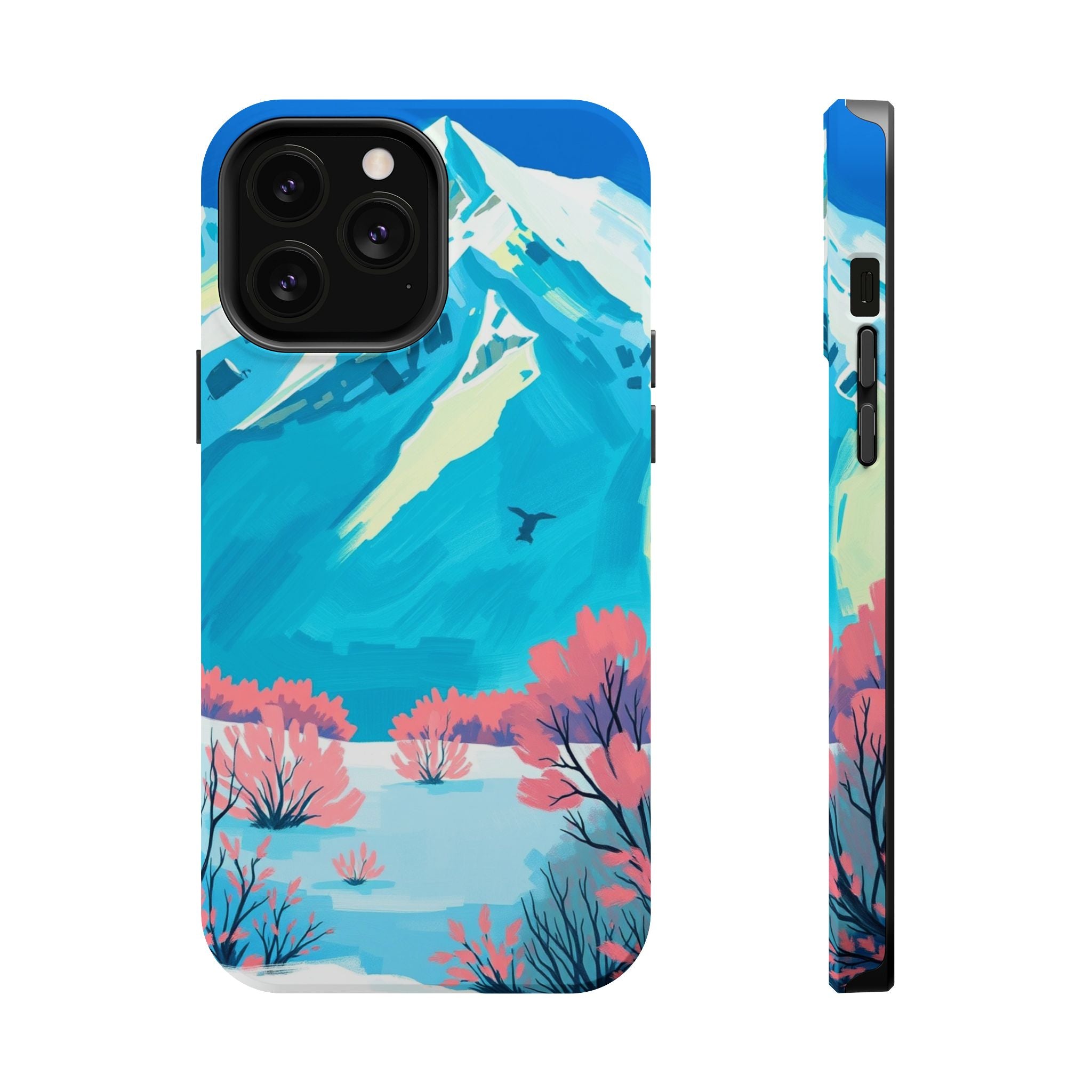 iPhone Snow Field Electric Art Slim Everyday Designer Case · iPhone Case