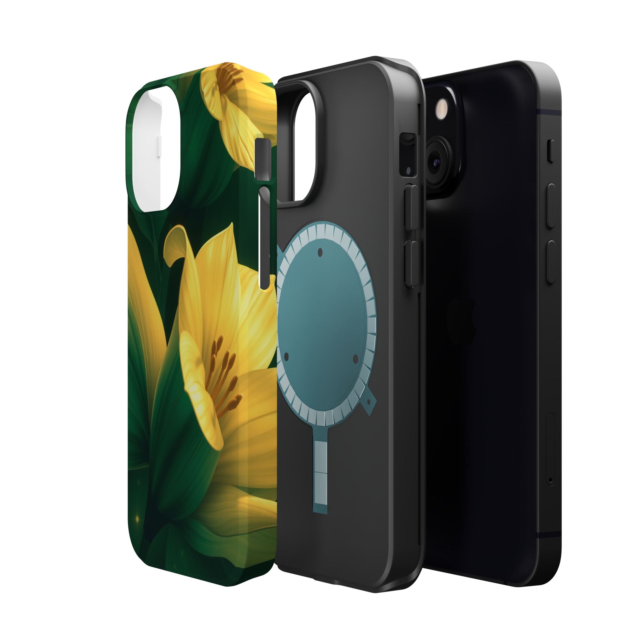 iPhone Night Bloomer Gold Foil Luxury Slim Everyday Designer Case · iPhone Case