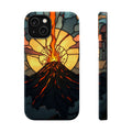 iPhone Vibrant Volcanic Eruption Design Slim Everyday iPhone 11 · iPhone Case