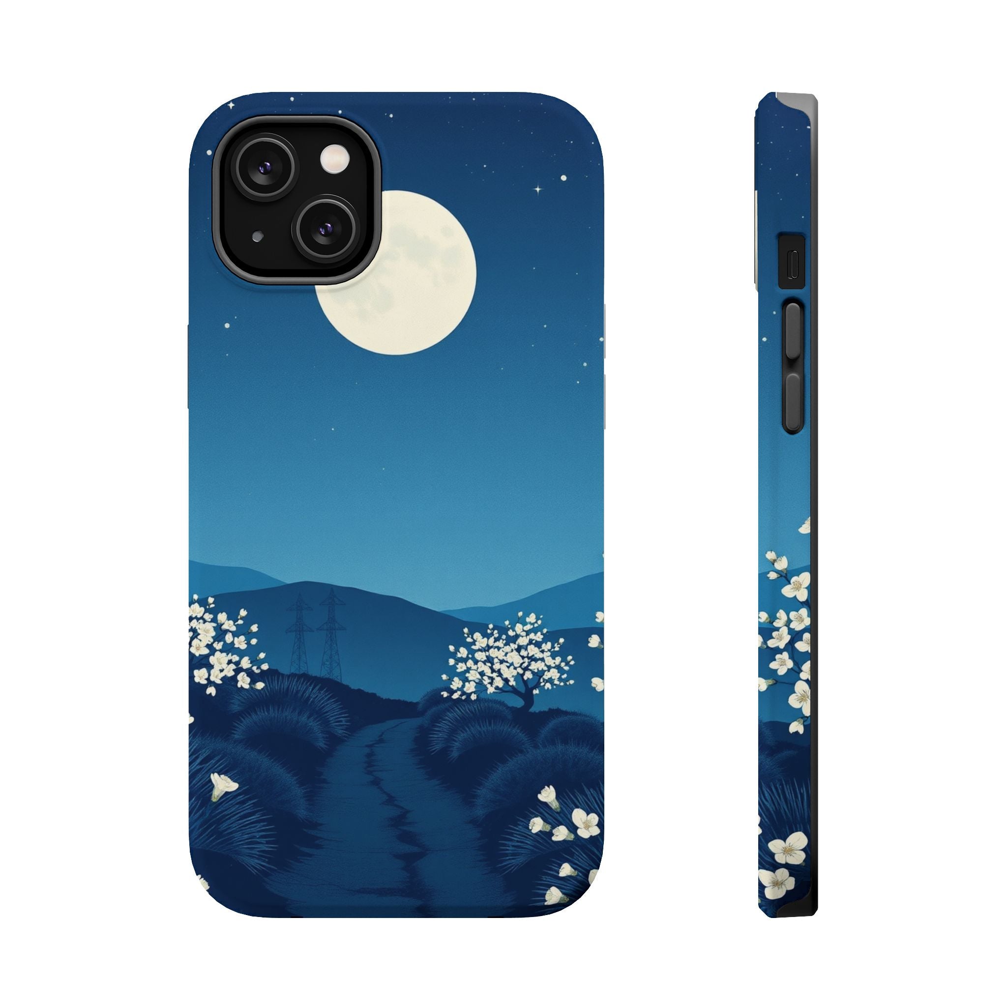 iPhone Vibrant Blossom Trail Design Slim Everyday Designer Case · iPhone Case