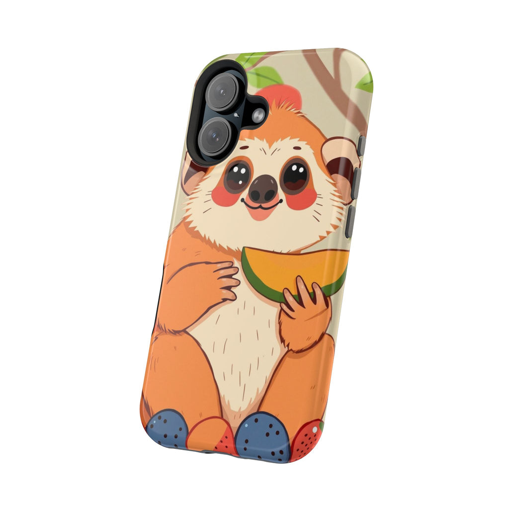 iPhone Slow Loris with Fruit Kids Fun iPhone Phone Case Gift Slim · iPhone Case