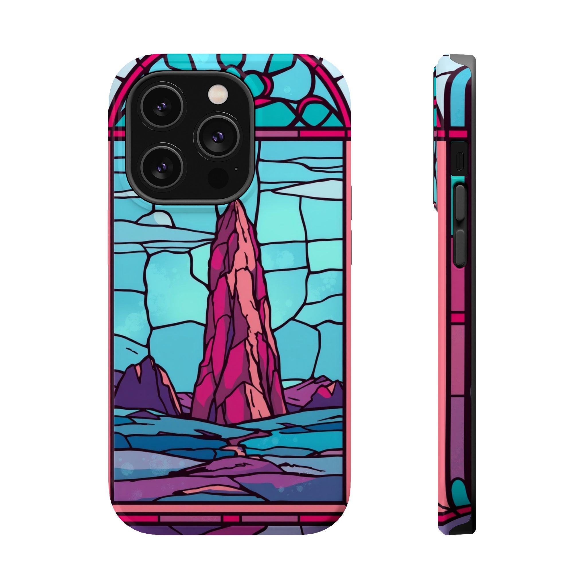 iPhone Tundra Expanse Stained Glass Slim Everyday Designer Case · iPhone Case
