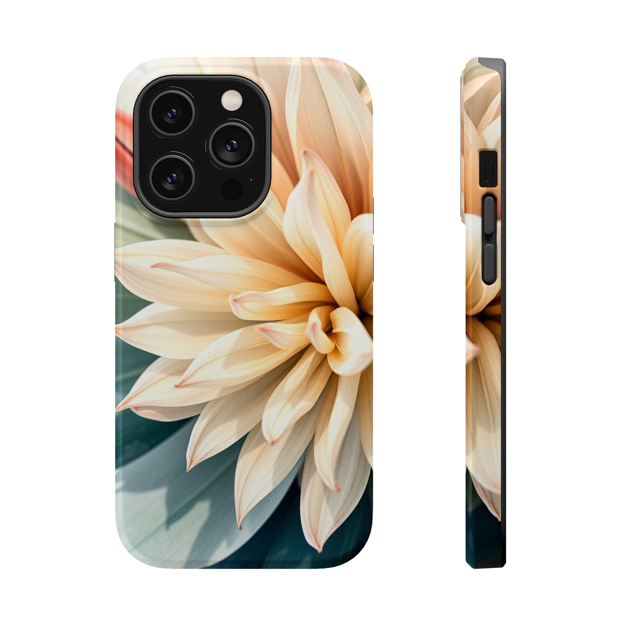 iPhone Neon Floral Radiant Design Clean Minimal Snap Case · iPhone Case