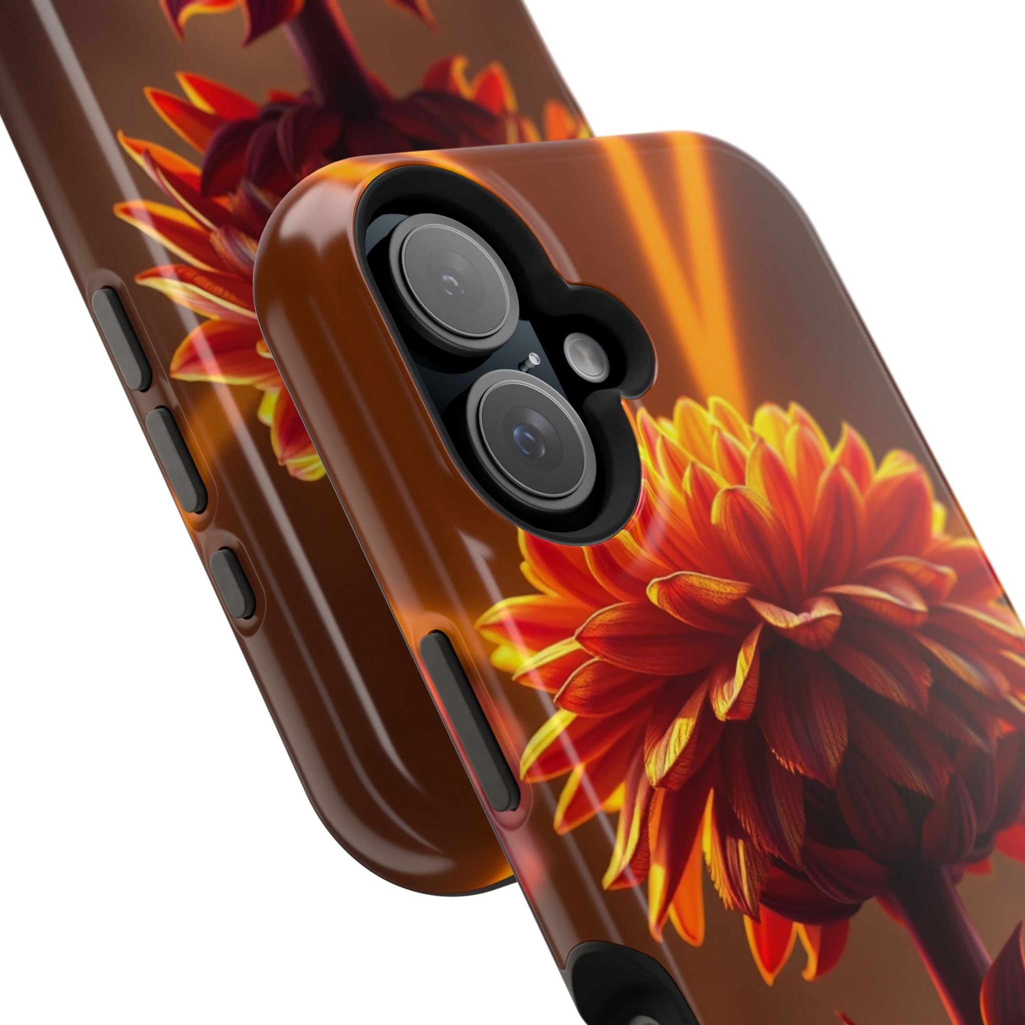 iPhone Mustard And Rust Ranunculus Stack Slim Everyday iPhone Designer · iPhone