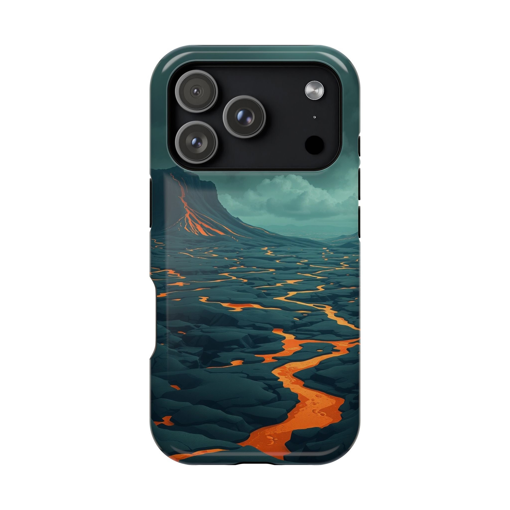 iPhone Radiant Lava Field Design 18 Slim Everyday Designer Case · iPhone Case
