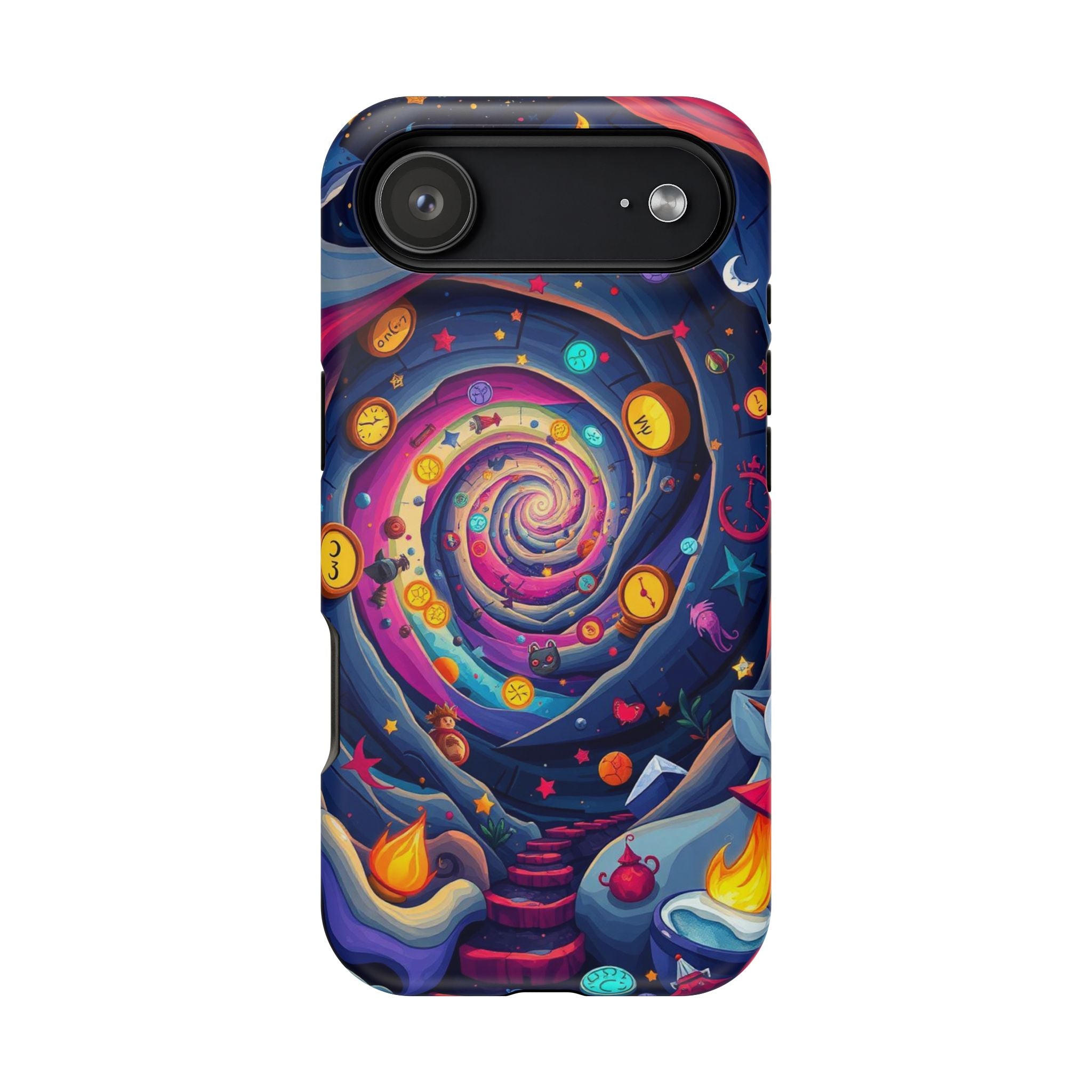 iPhone Time Portal Swirl Kids Fun iPhone Phone Case Gift Clean Minimal · iPhone