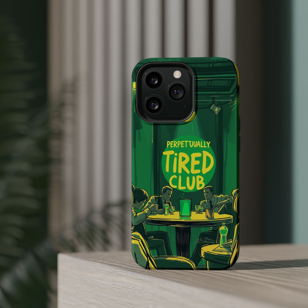 iPhone Radiant Perpetually Tired Club Design Slim Everyday Designer Case · iPhon