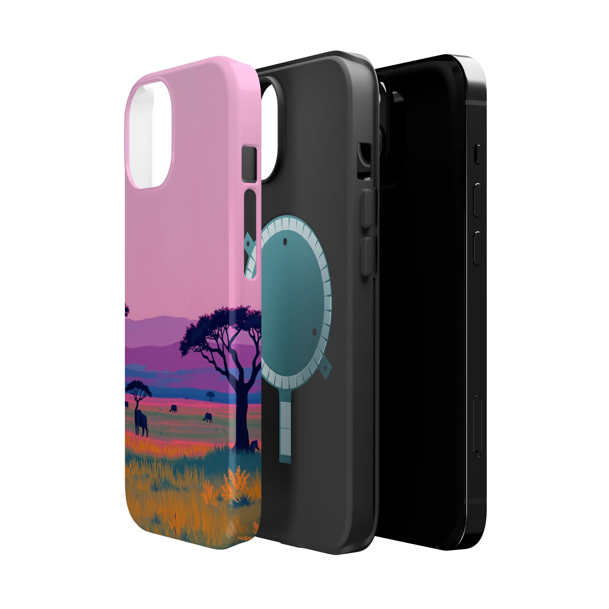 iPhone Savanna Horizon Electric Art Slim Everyday Designer Case · iPhone Case