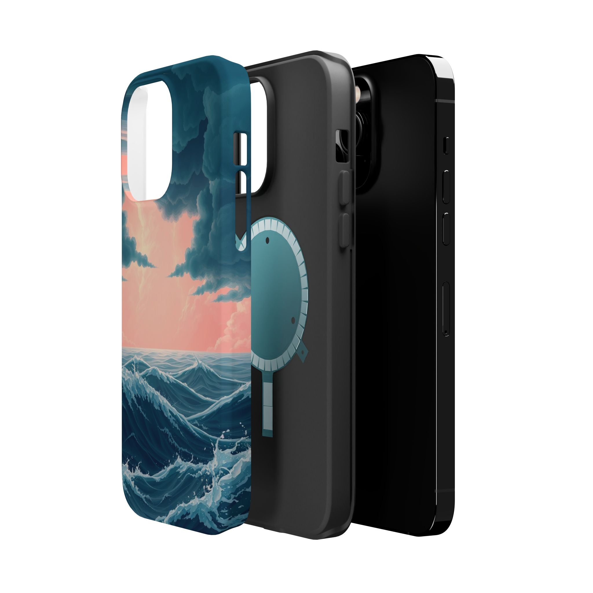 iPhone Storm at Sea 3D Digital Slim Everyday Designer Case · iPhone Case