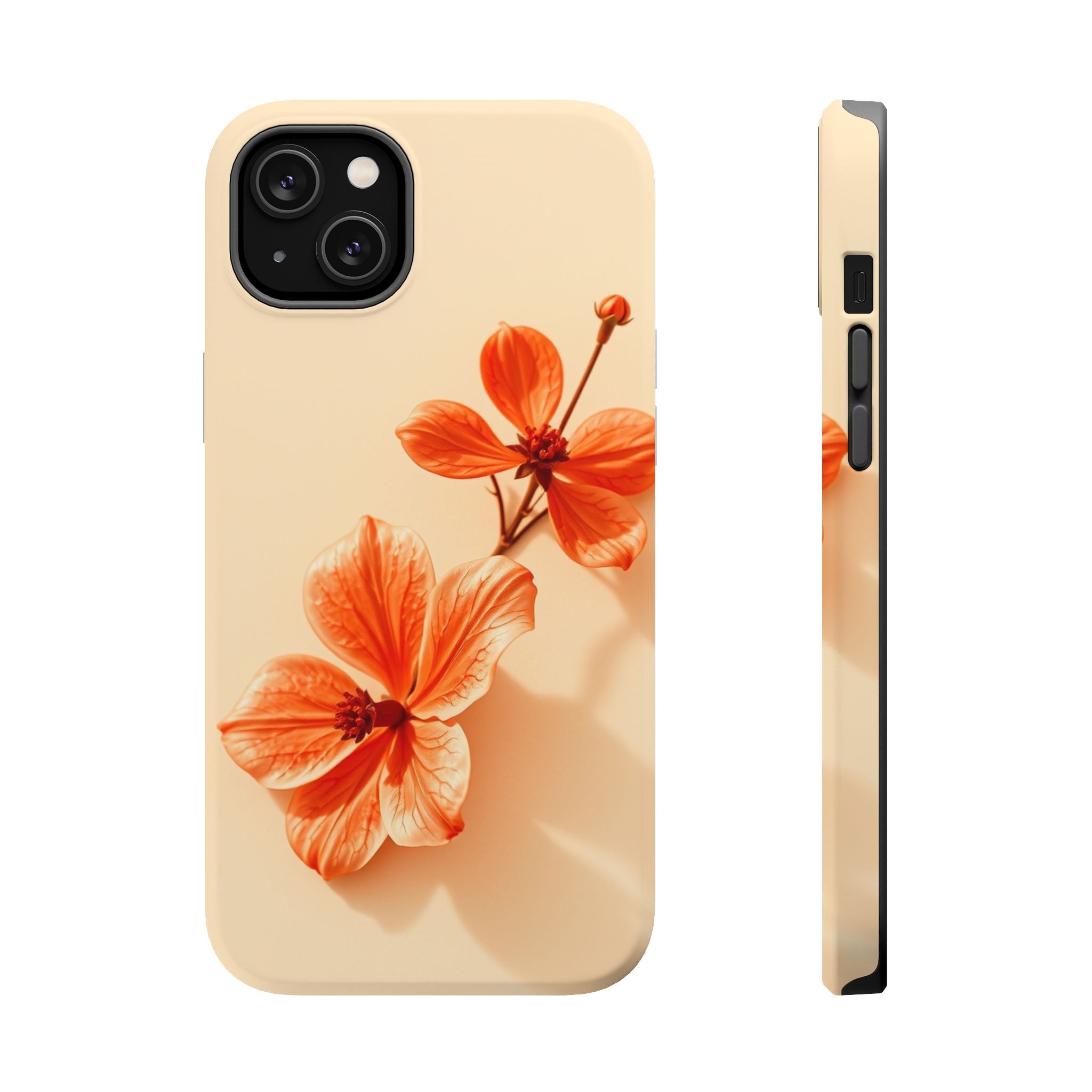 iPhone Floral Ink Wash Pastel Kawaii Slim Everyday Designer Case · iPhone Case