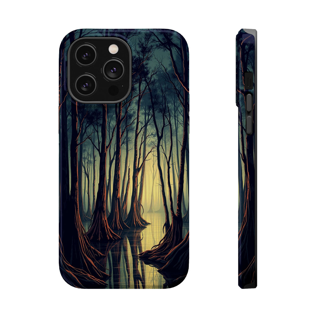 iPhone Cypress Swamp Cinematic Art Bold Modern Everyday Snap Case · iPhone Case