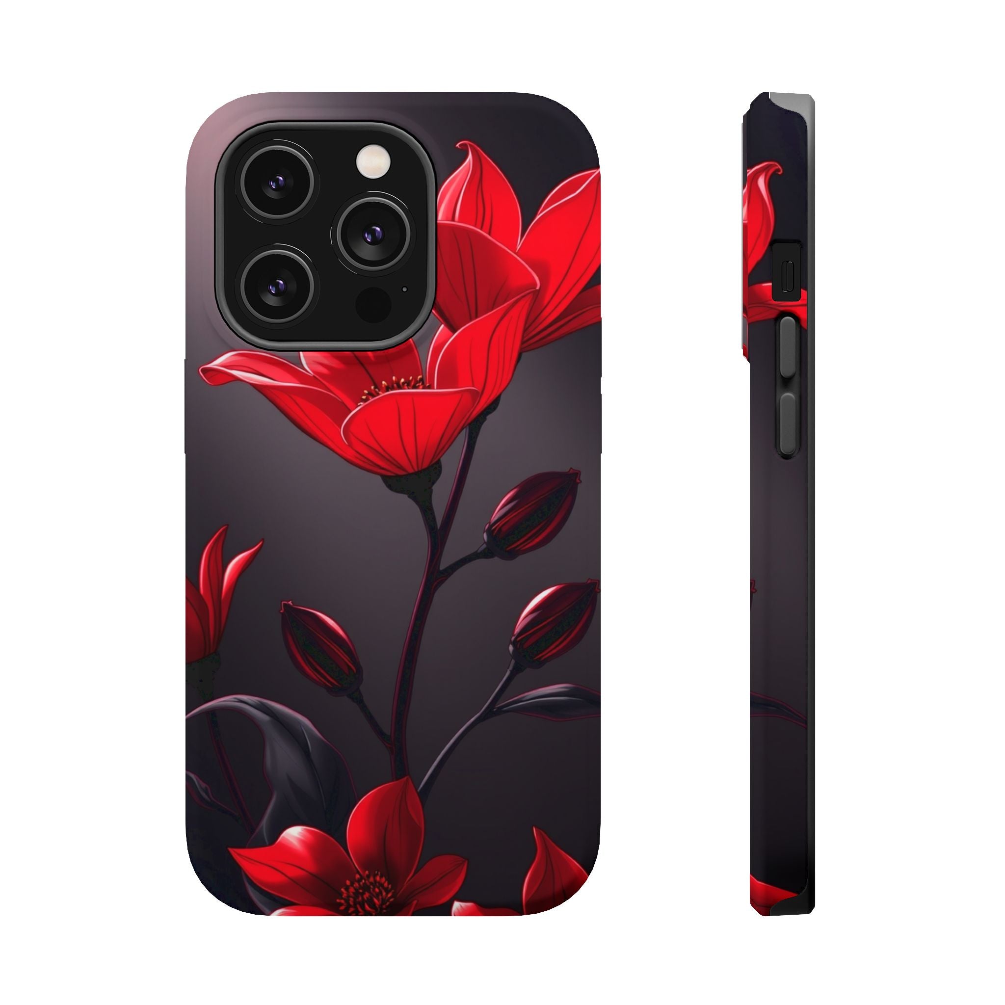 iPhone Dreamy Neon Floral Design Bold Modern Everyday Snap Case · iPhone Case