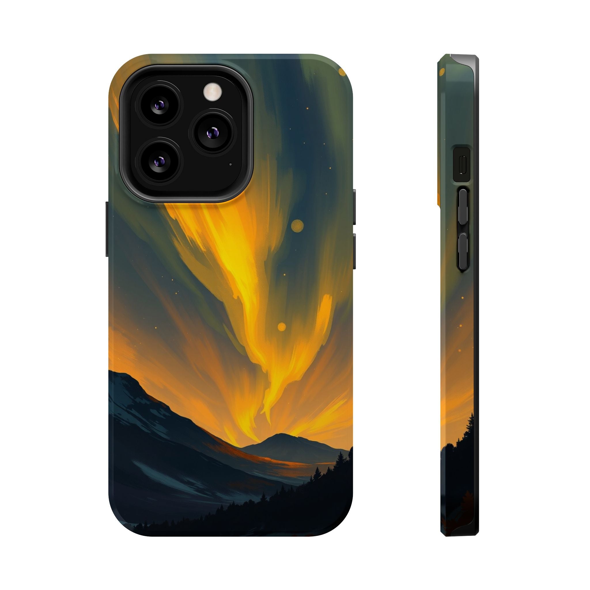 iPhone Serene Northern Lights Design Slim Everyday Designer Case · iPhone Case