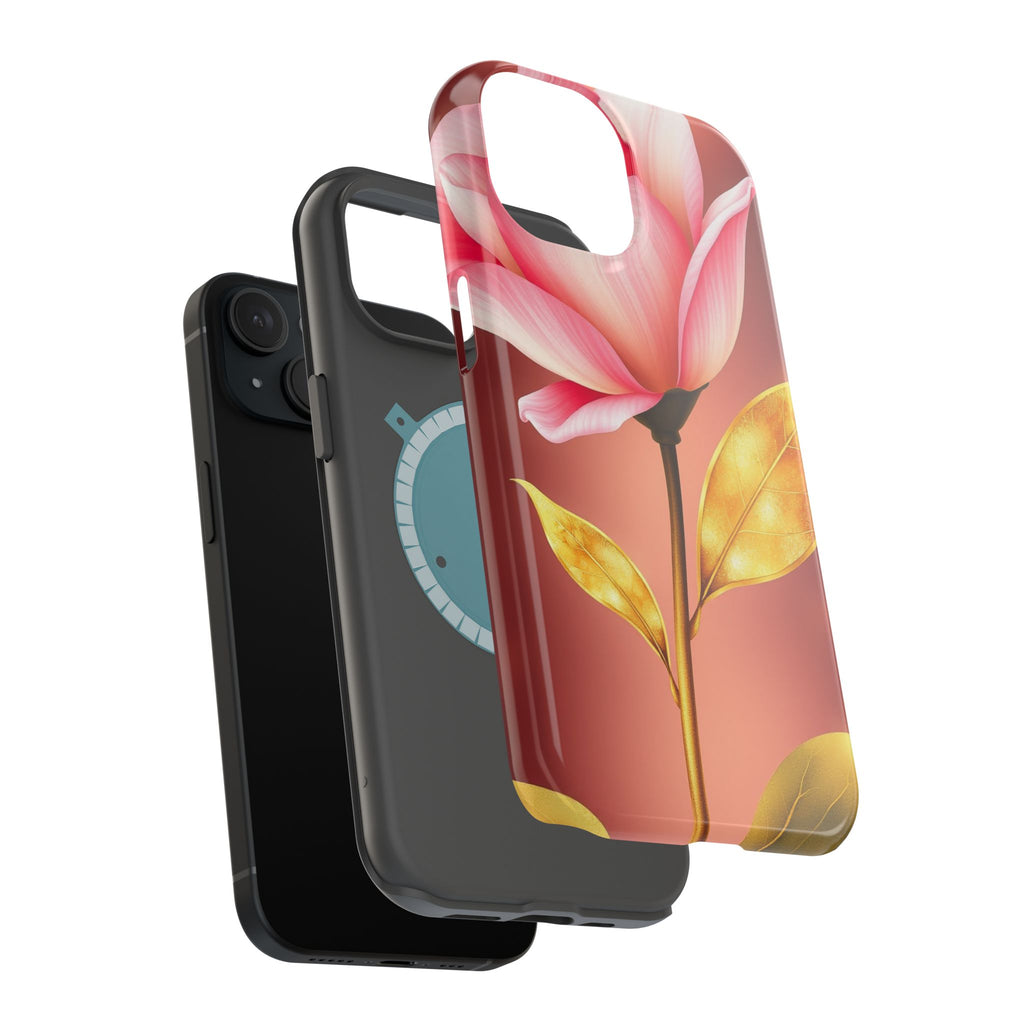 iPhone Dreamy Bloom and Leaf Design 14 Slim Everyday Designer Case · iPhone Case
