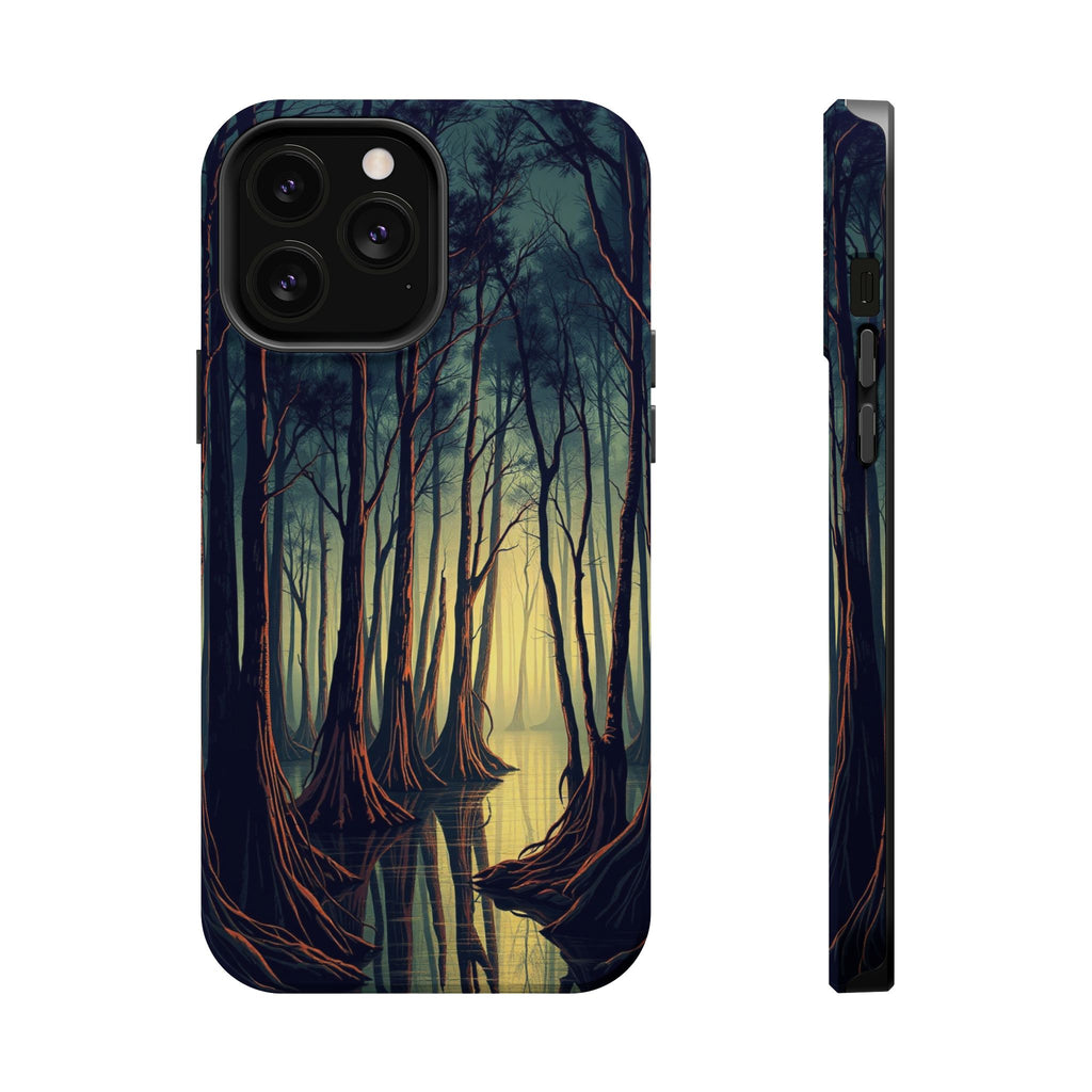 iPhone Cypress Swamp Cinematic Art Bold Modern Everyday Snap Case · iPhone Case