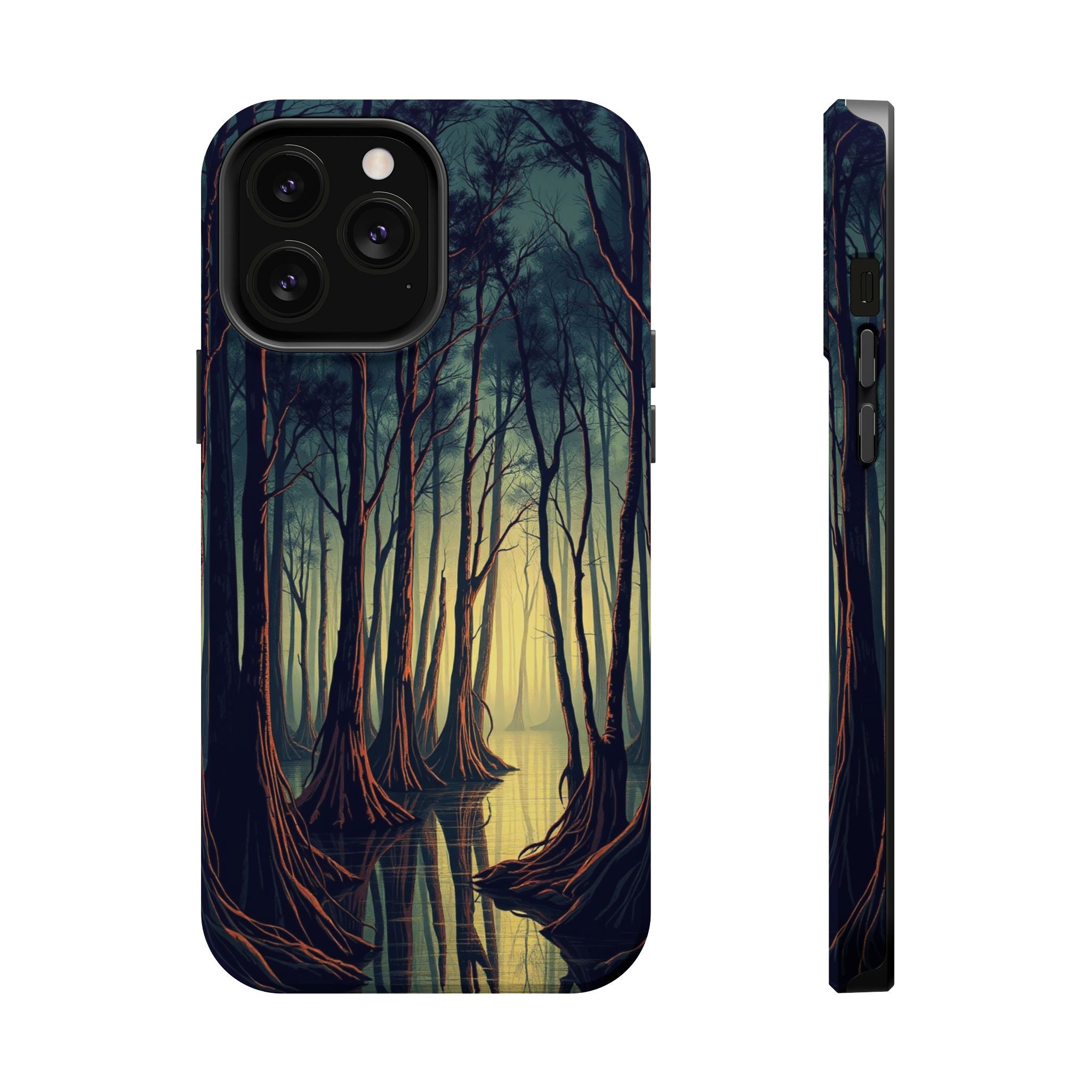 iPhone Cypress Swamp Cinematic Art Bold Modern Everyday Snap Case · iPhone Case