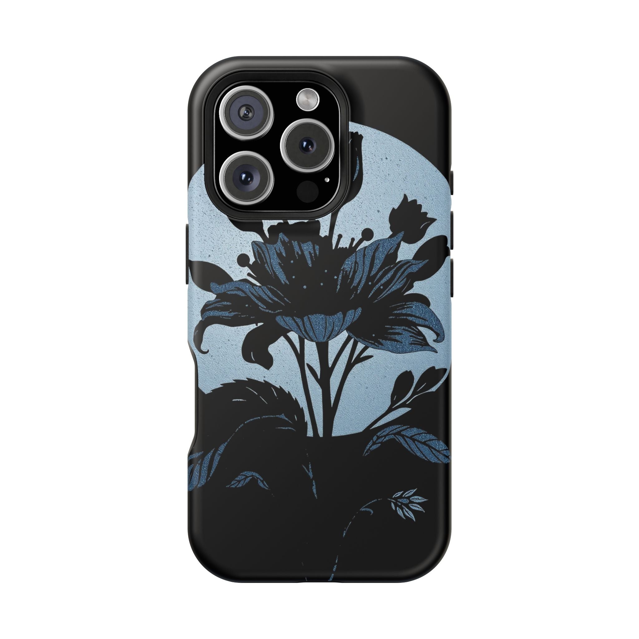 iPhone Radiant Floral Silhouette Design Slim Everyday Designer Case · iPhone Cas
