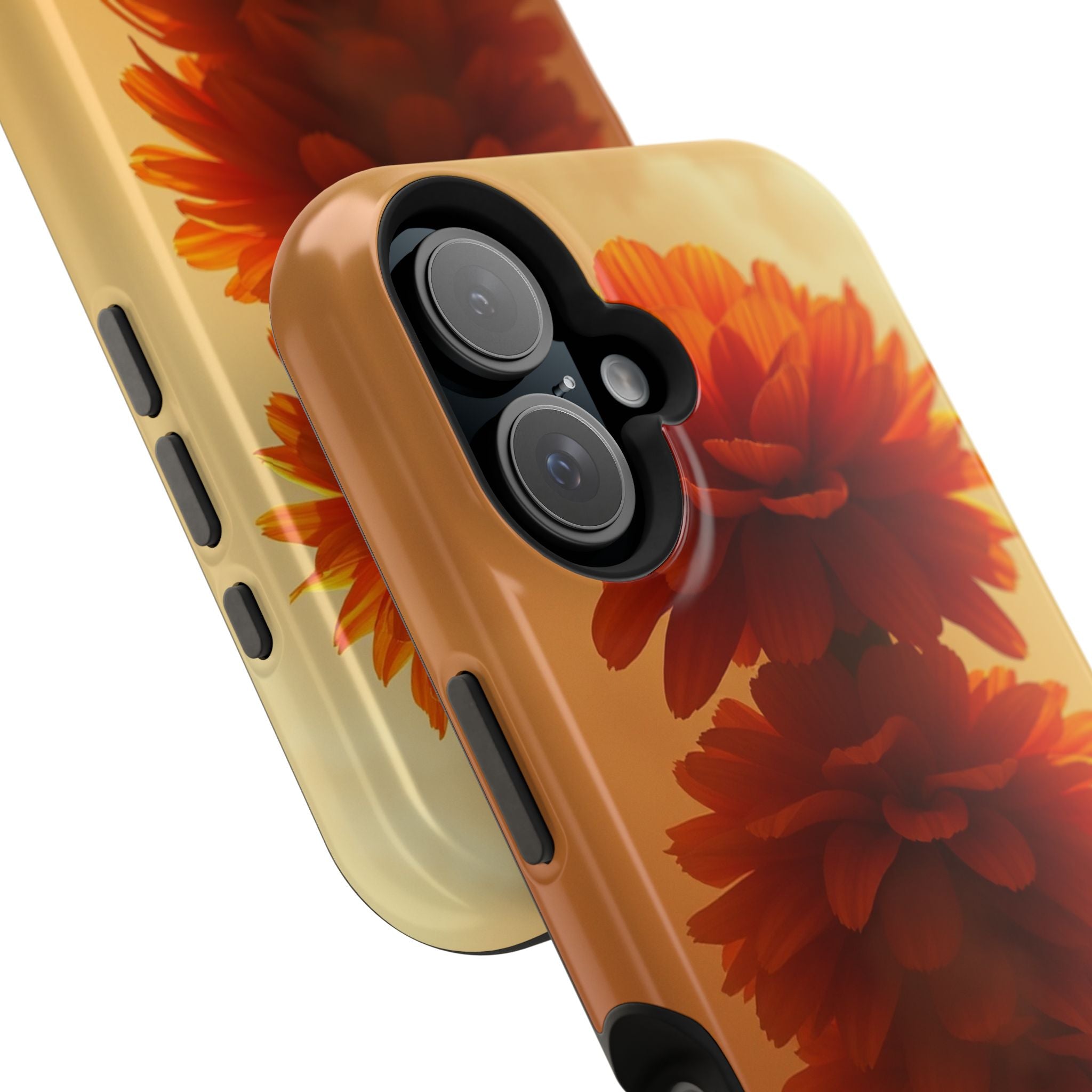 iPhone Ranunculus Stack 3D Digital Bold Modern Everyday Snap Case · iPhone Case