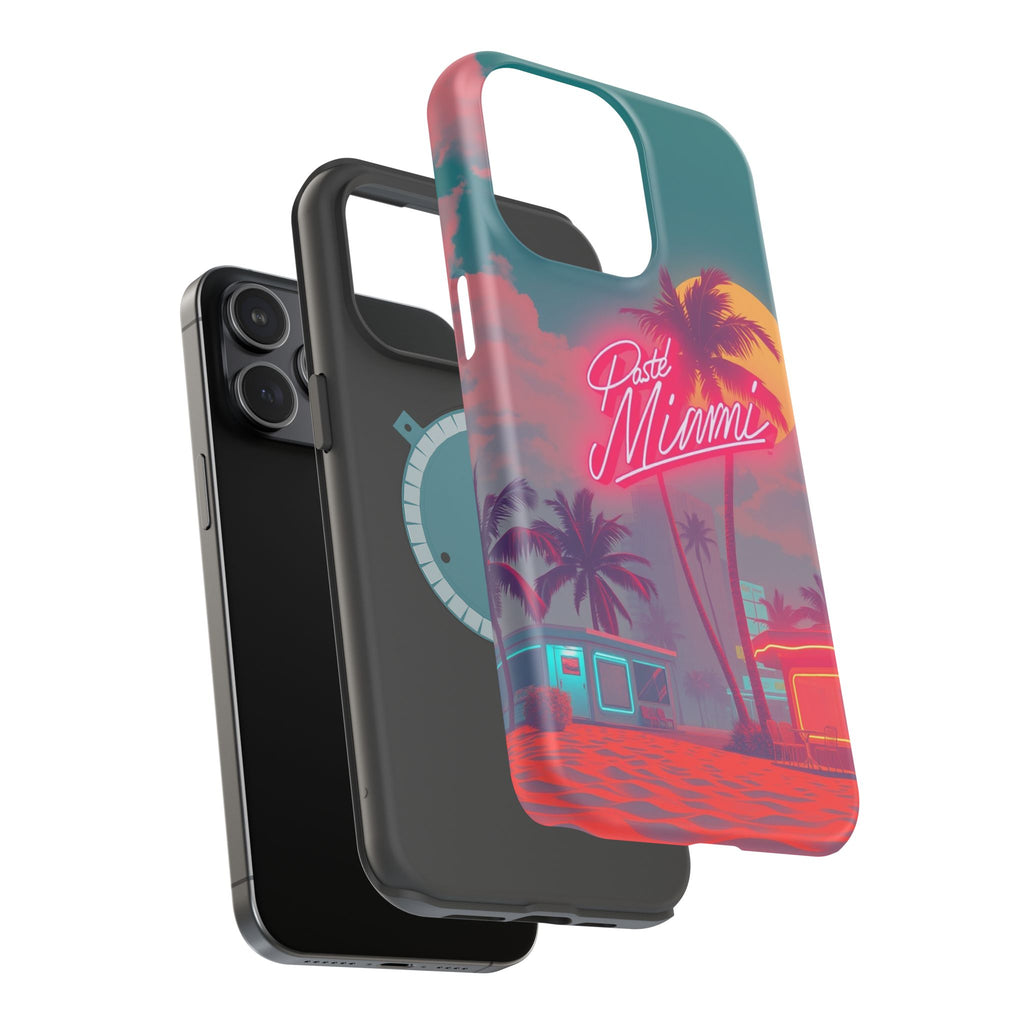 iPhone 1980s Pastel Miami Enchanted Art Slim Everyday Designer Case · iPhone Cas