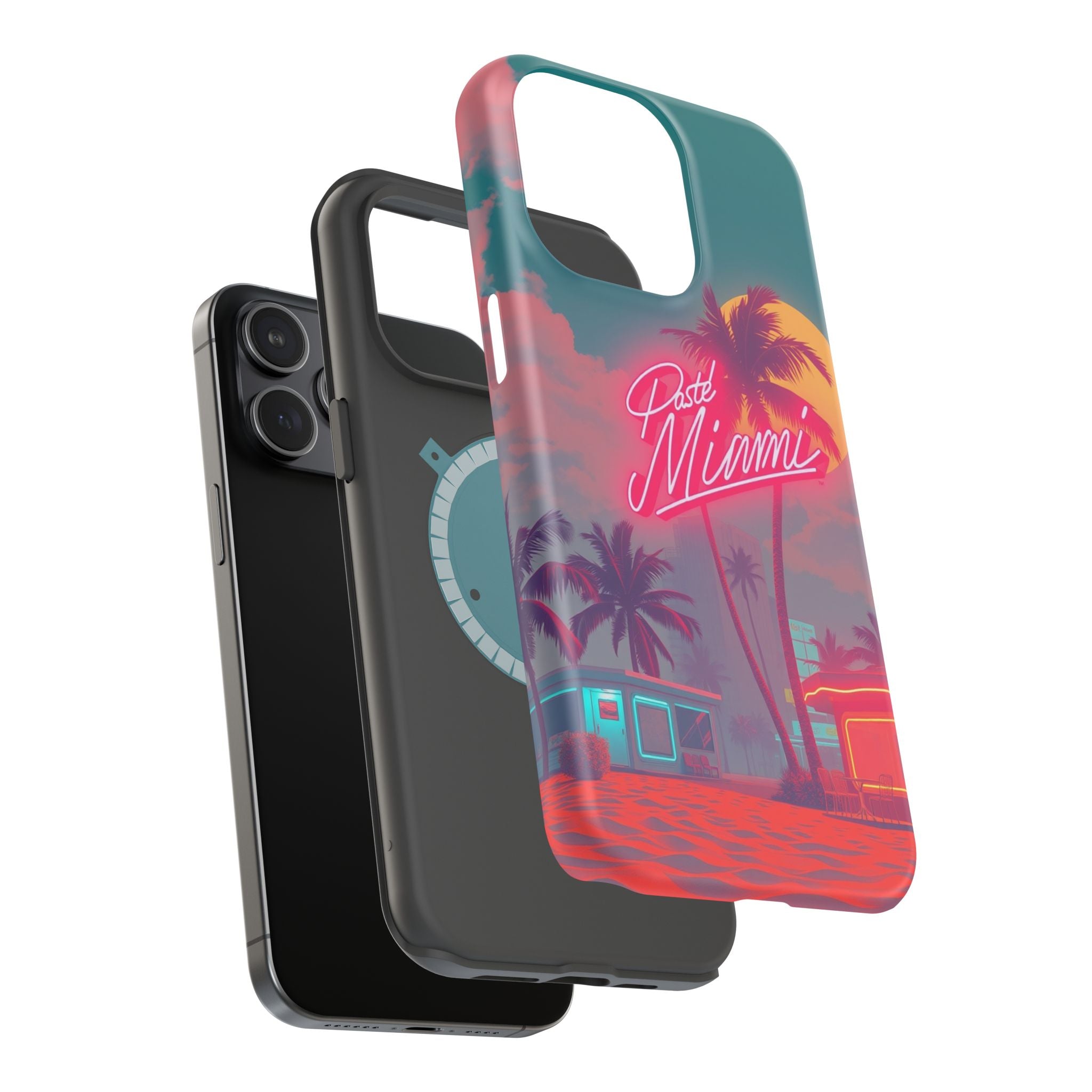 iPhone 1980s Pastel Miami Enchanted Art Slim Everyday Designer Case · iPhone Cas