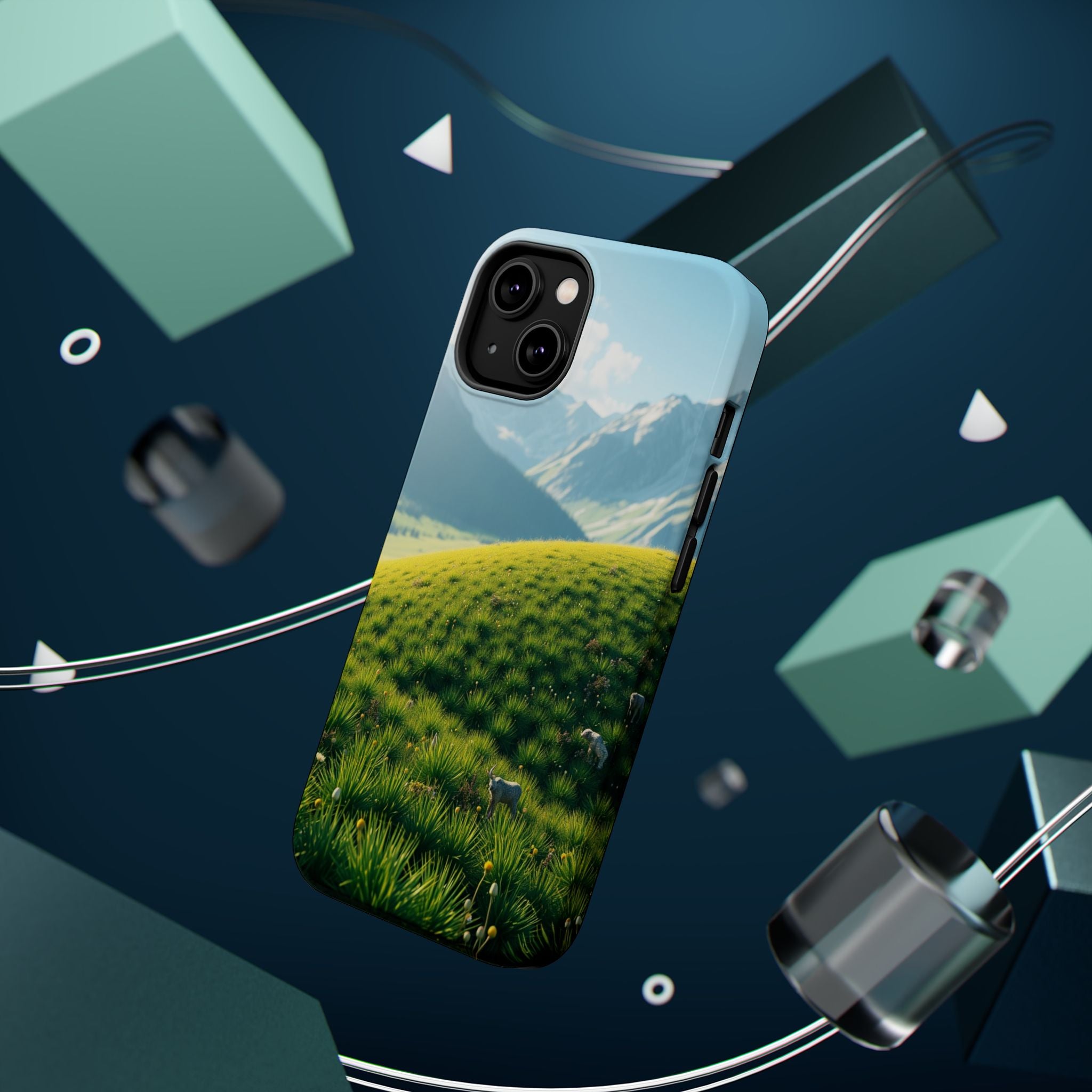 iPhone Vibrant Alpine Meadow Design Slim Everyday Designer Case · iPhone Case