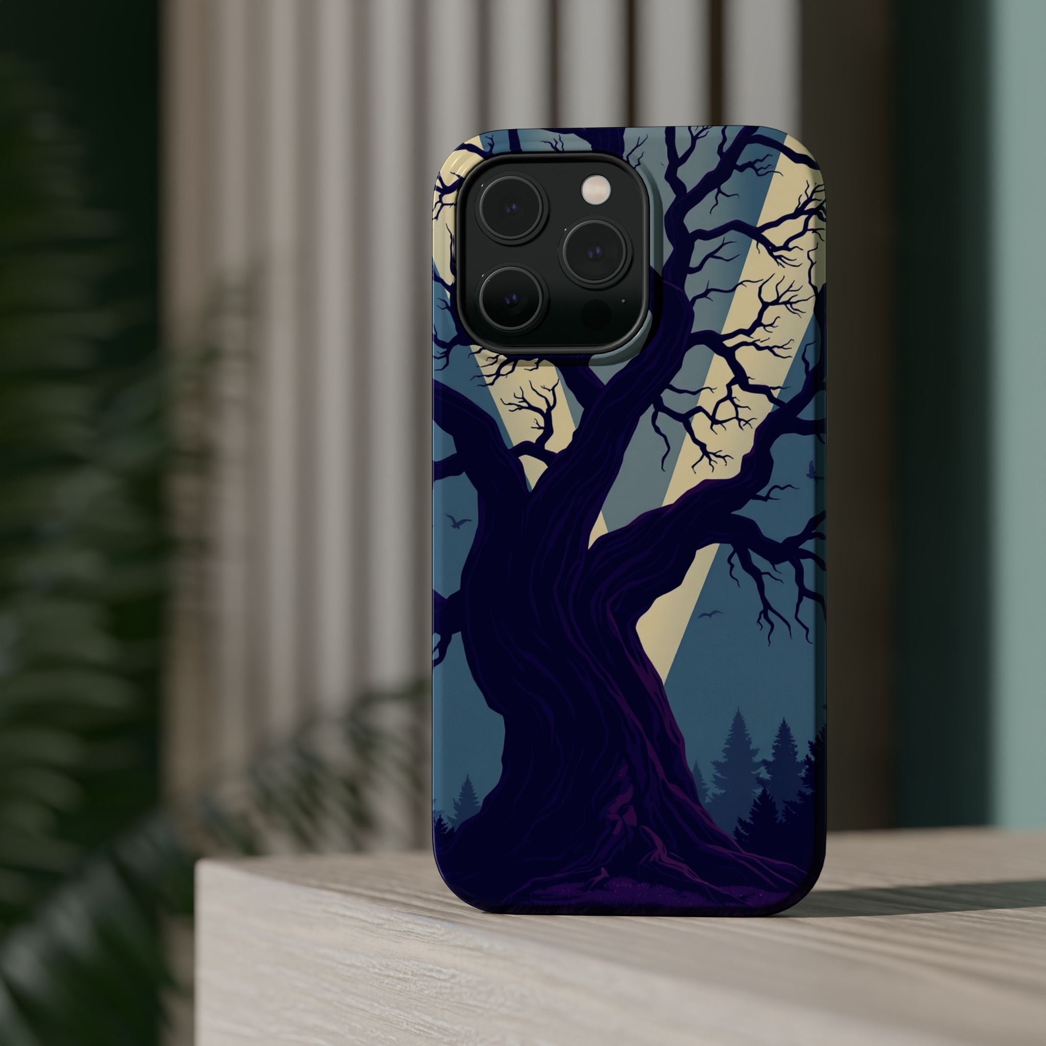 iPhone Twisted Tree Vintage Retro Poster Slim Everyday Designer Case · iPhone Ca