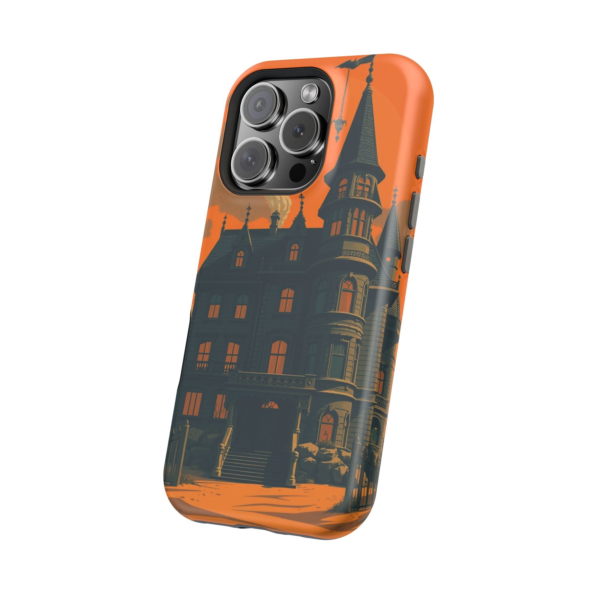 iPhone Vibrant Haunted Mansion Design Slim Everyday Designer Case · iPhone Case