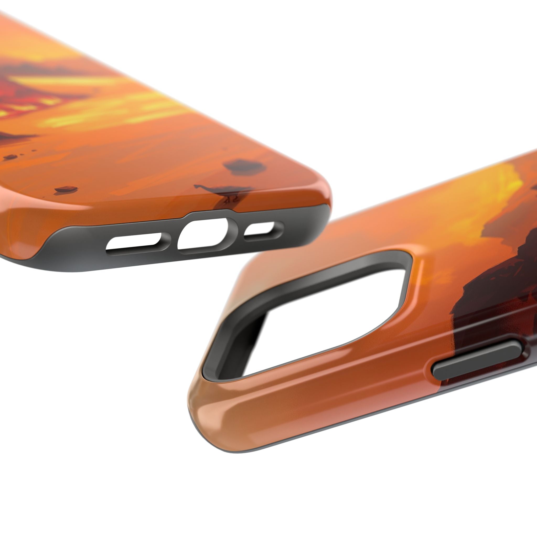iPhone Burnt Orange And Sand Wildfire Glow Slim iPhone Everyday · iPhone Case