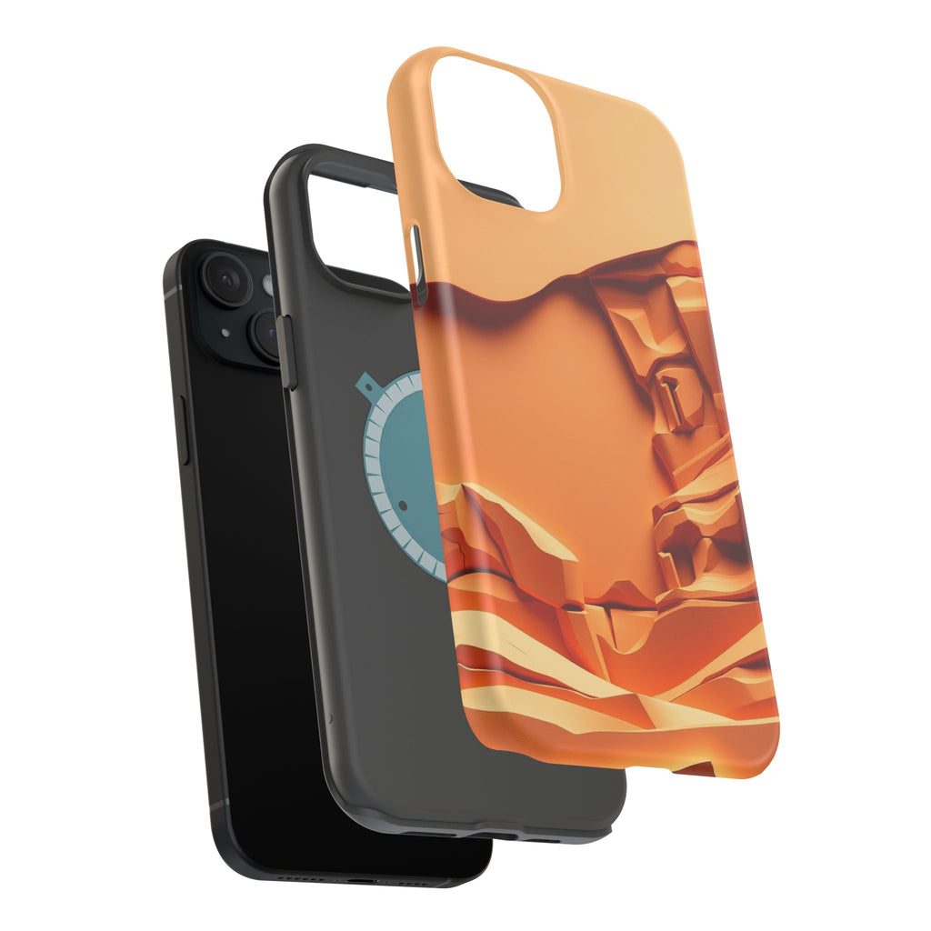 iPhone Burnt Orange And Sand Canyon Wall Slim Everyday iPhone 12 · iPhone Case