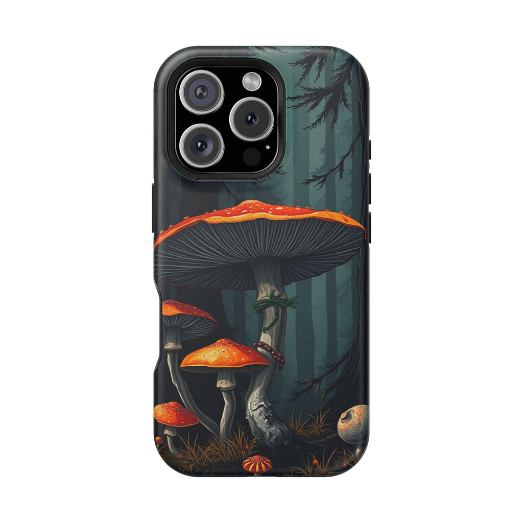 iPhone Mushroom Forest Dark Academia Slim Everyday Designer Case · iPhone Case