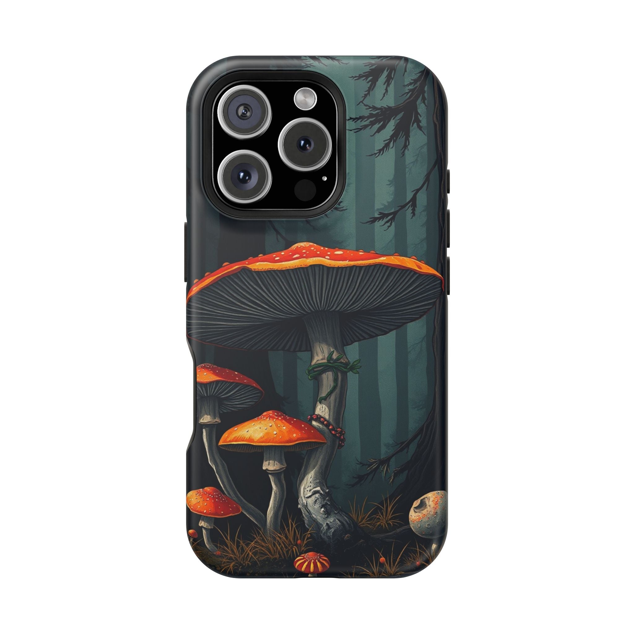 iPhone Mushroom Forest Dark Academia Slim Everyday Designer Case · iPhone Case