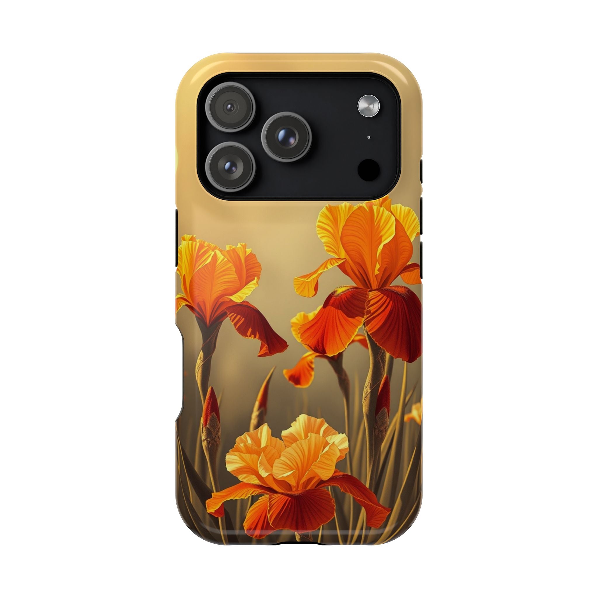 iPhone Iris Garden Gold Foil Luxury Slim Everyday Designer Case · iPhone Case